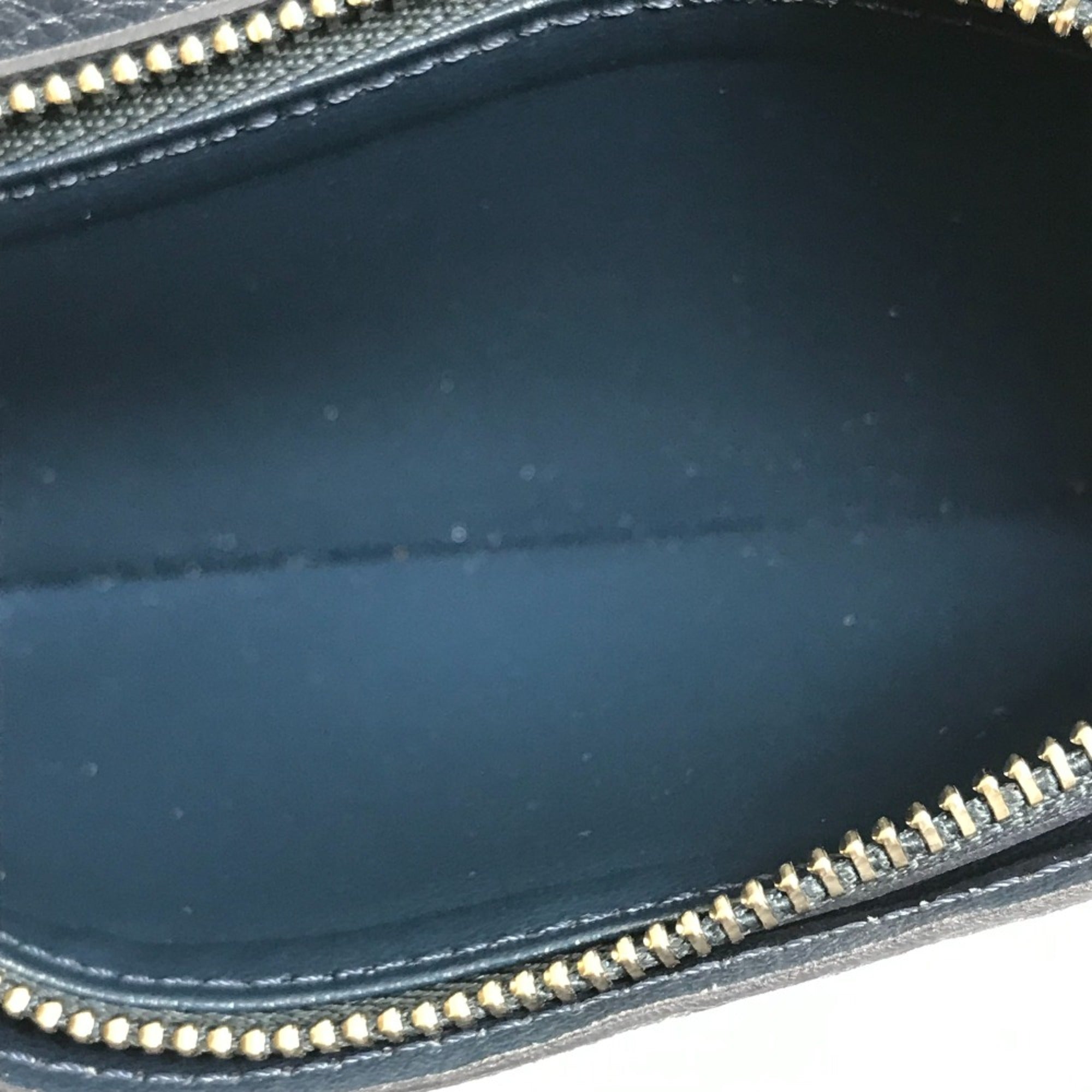 Louis Vuitton Navy Leather Long Wallet