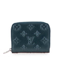 Louis Vuitton Blue Leather Coin Purse/Coin Case
