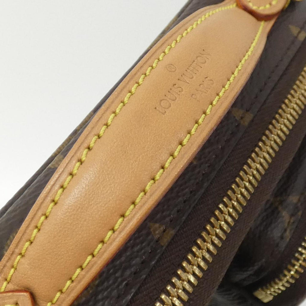 Louis Vuitton Marron Coated Canvas Pouch Shoulder Bag
