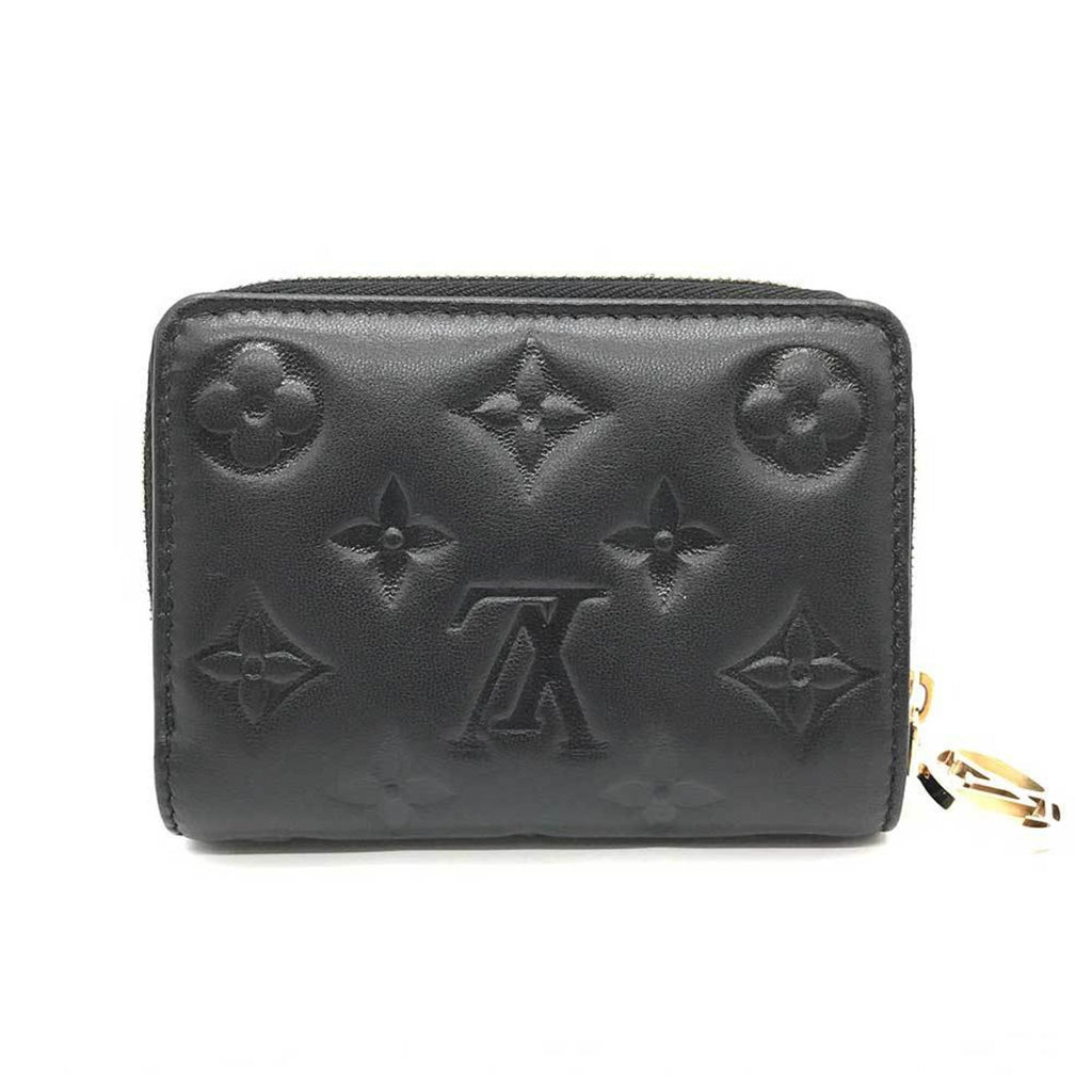 Louis Vuitton Black Monogram Mat Wallet