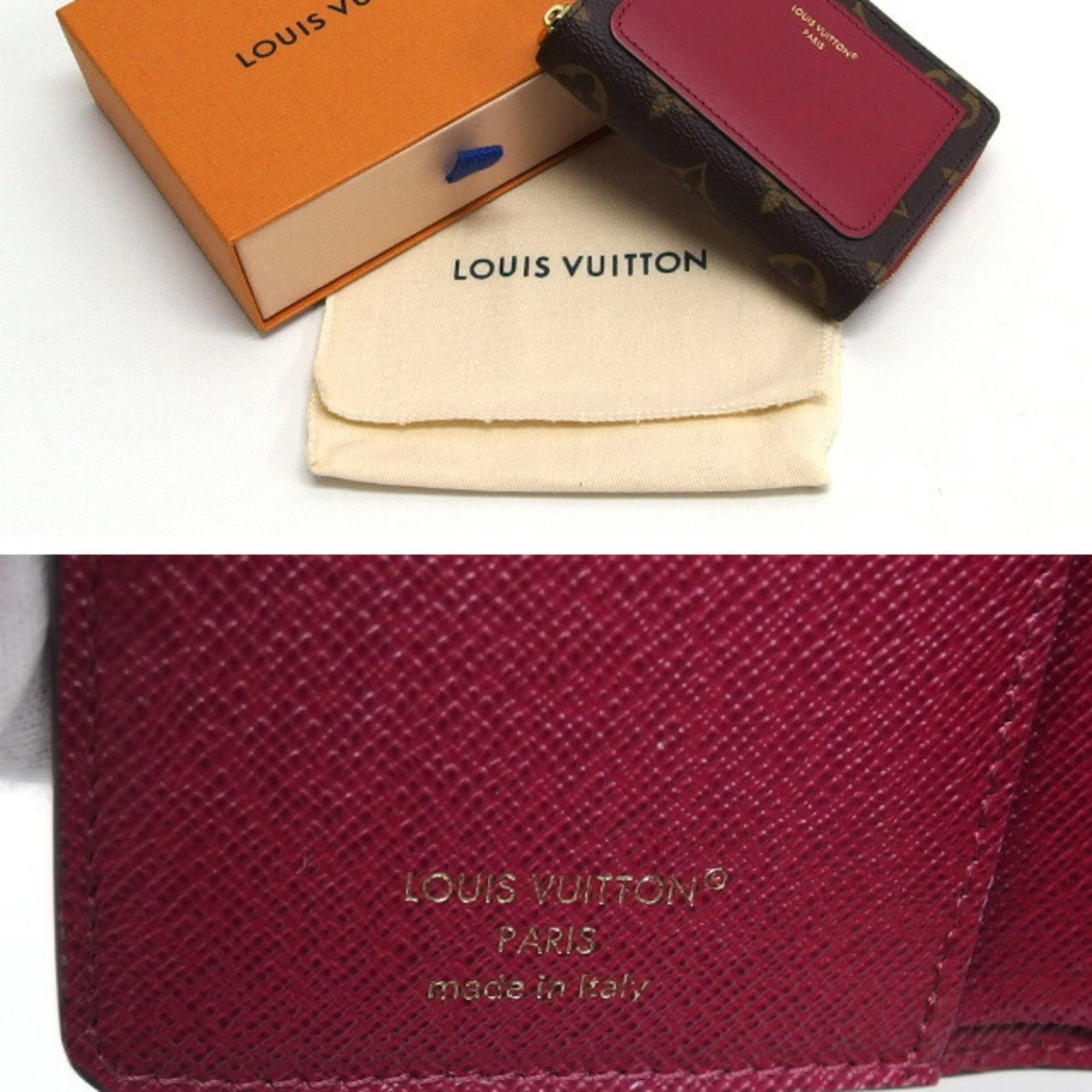 Louis Vuitton Fuchsia Pink Monogram Leather Wallet