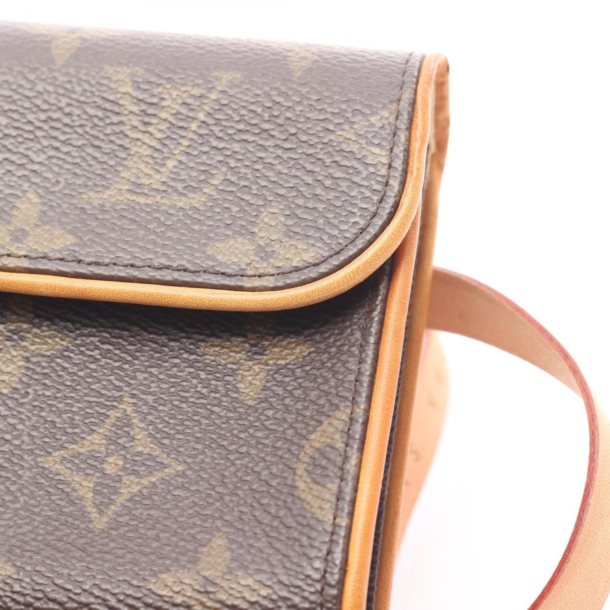 Louis Vuitton Brown Coated Canvas Pvc Monogram Leather Fanny Pack Pochette