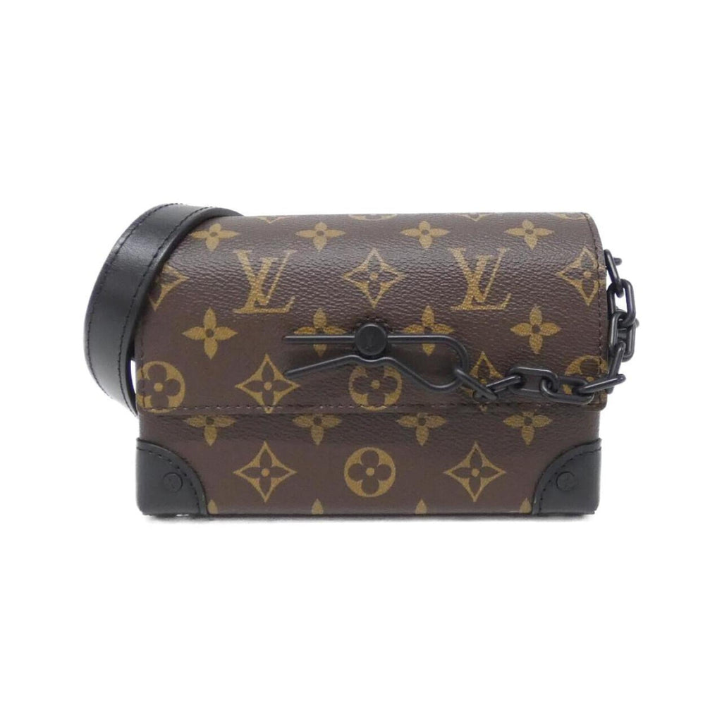 Louis Vuitton Black Marron Coated Canvas Shoulder Bag