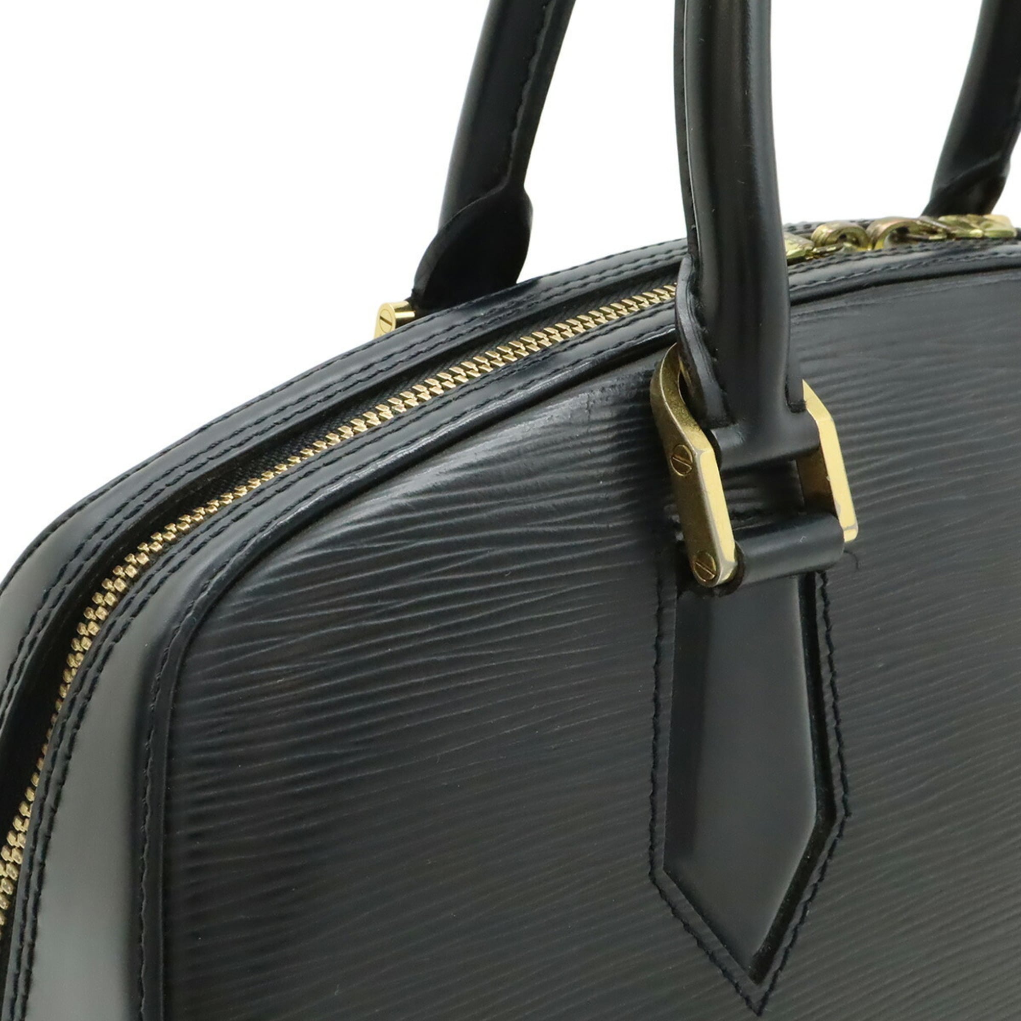 Louis Vuitton Noir Epi Leather Handbag