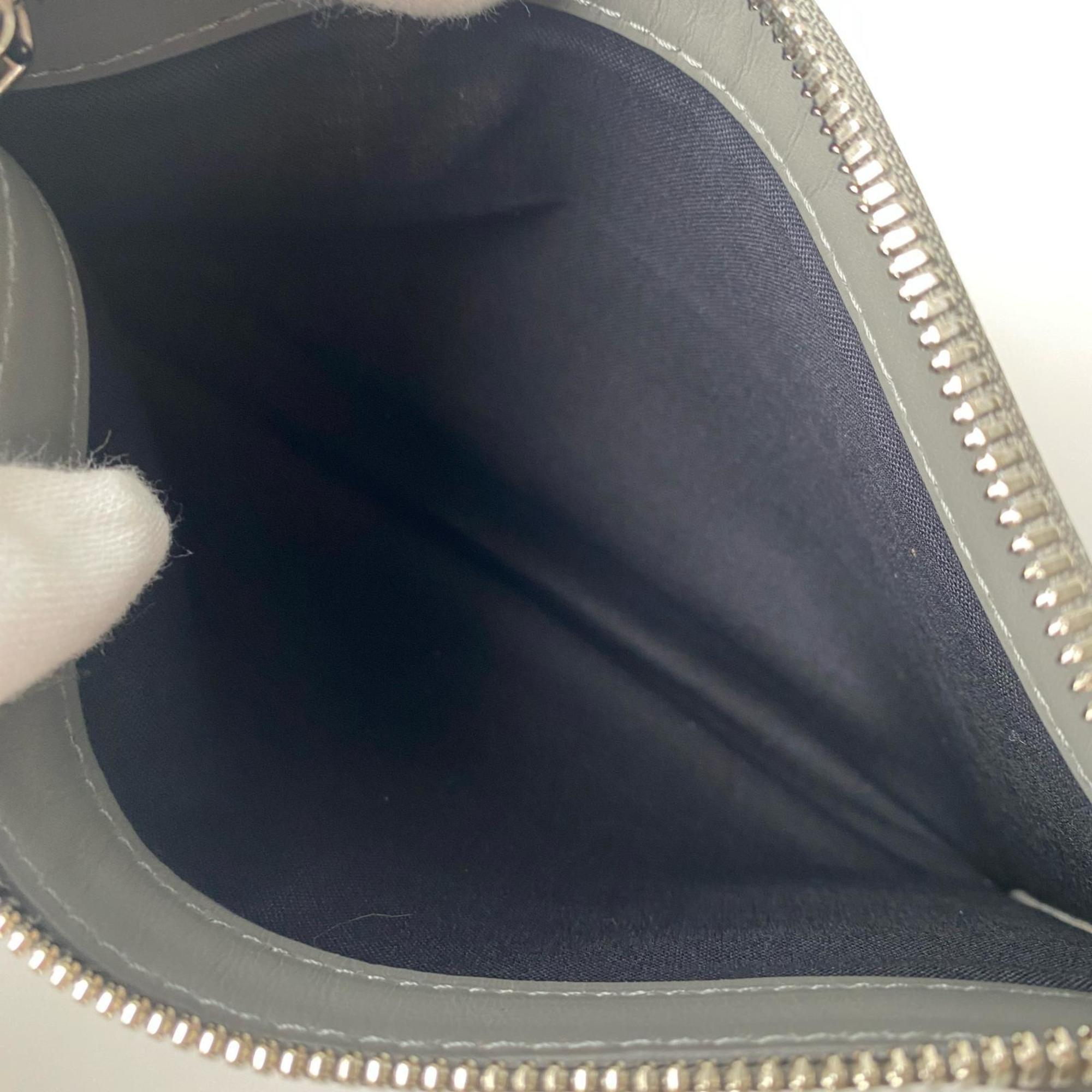Balenciaga Gray Ivory Canvas Leather Handbag Tote