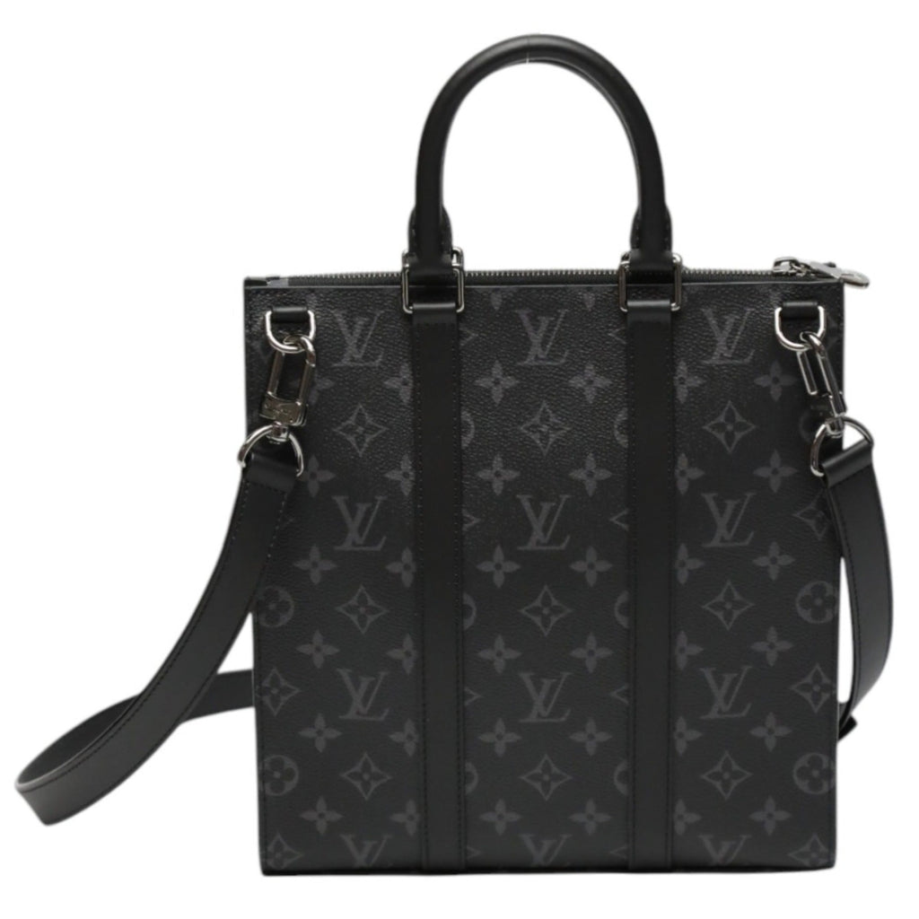 Louis Vuitton Black Monogram Eclipse Canvas Shoulder Bag Tote Bag