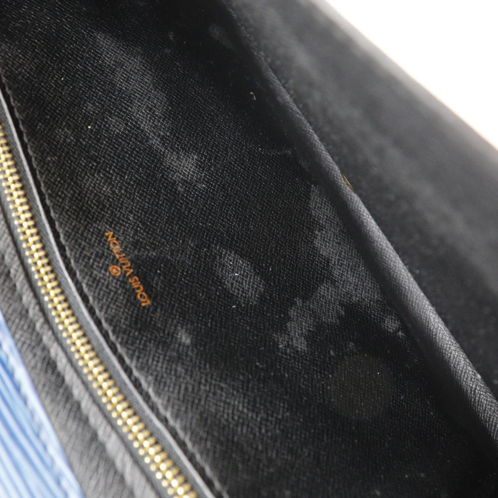 Louis Vuitton Blue Toledo Blue Epi Leather Clutch Bag