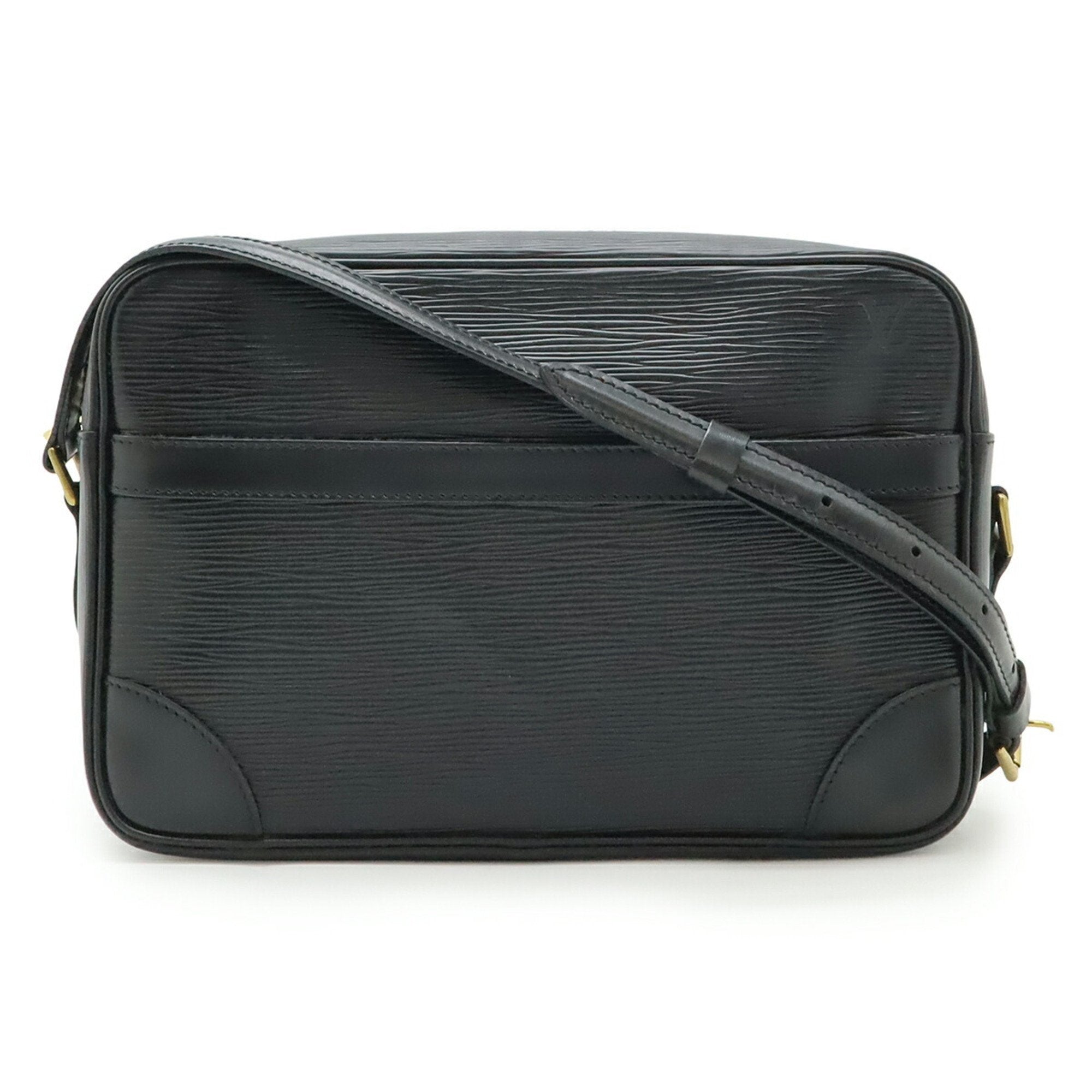 Louis Vuitton Noir Epi Leather Shoulder Bag