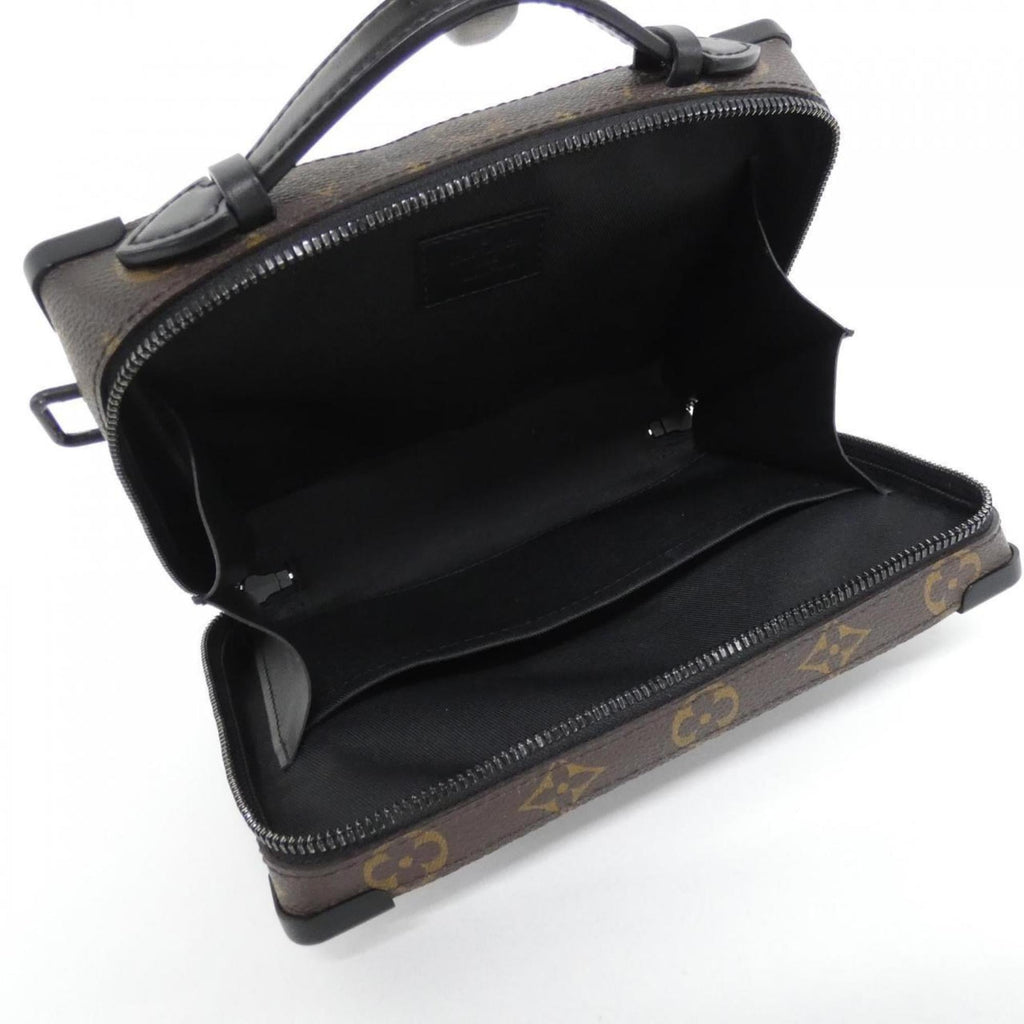 Louis Vuitton Black Marron Coated Canvas Shoulder Bag