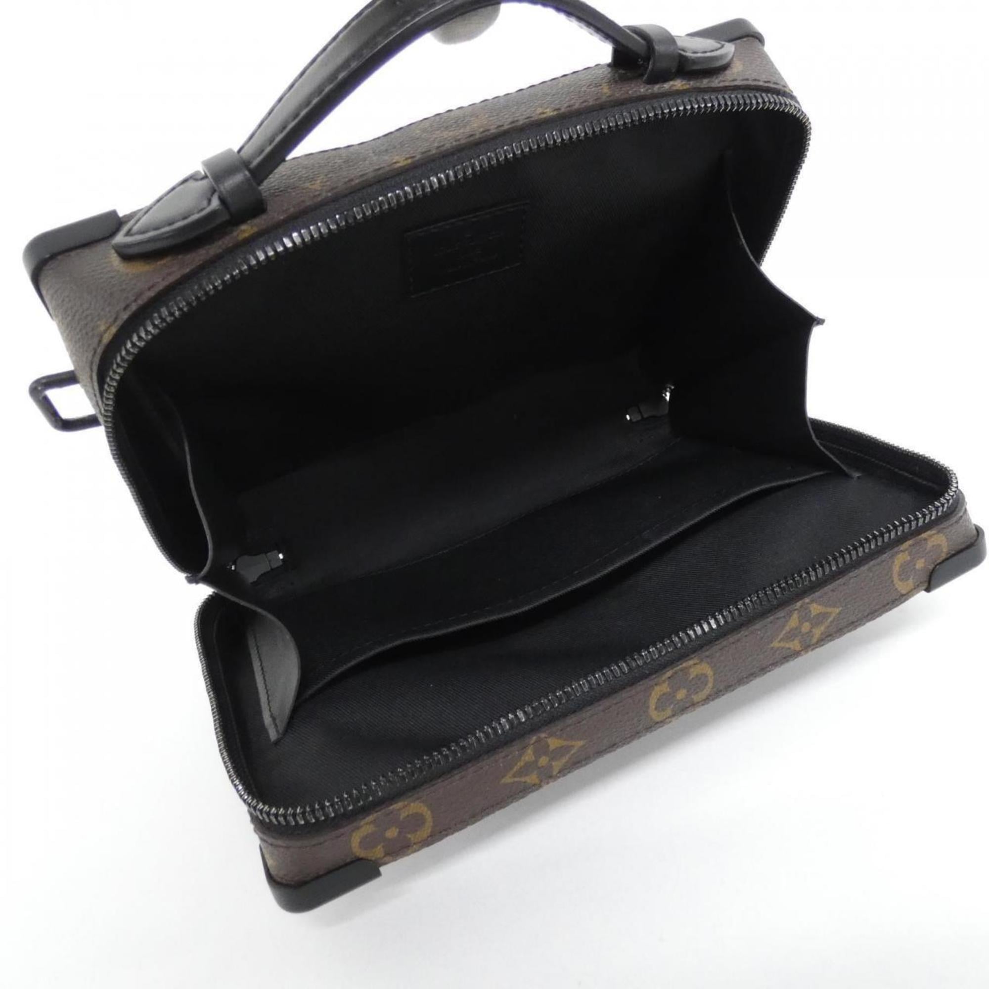 Louis Vuitton Black Marron Coated Canvas Shoulder Bag