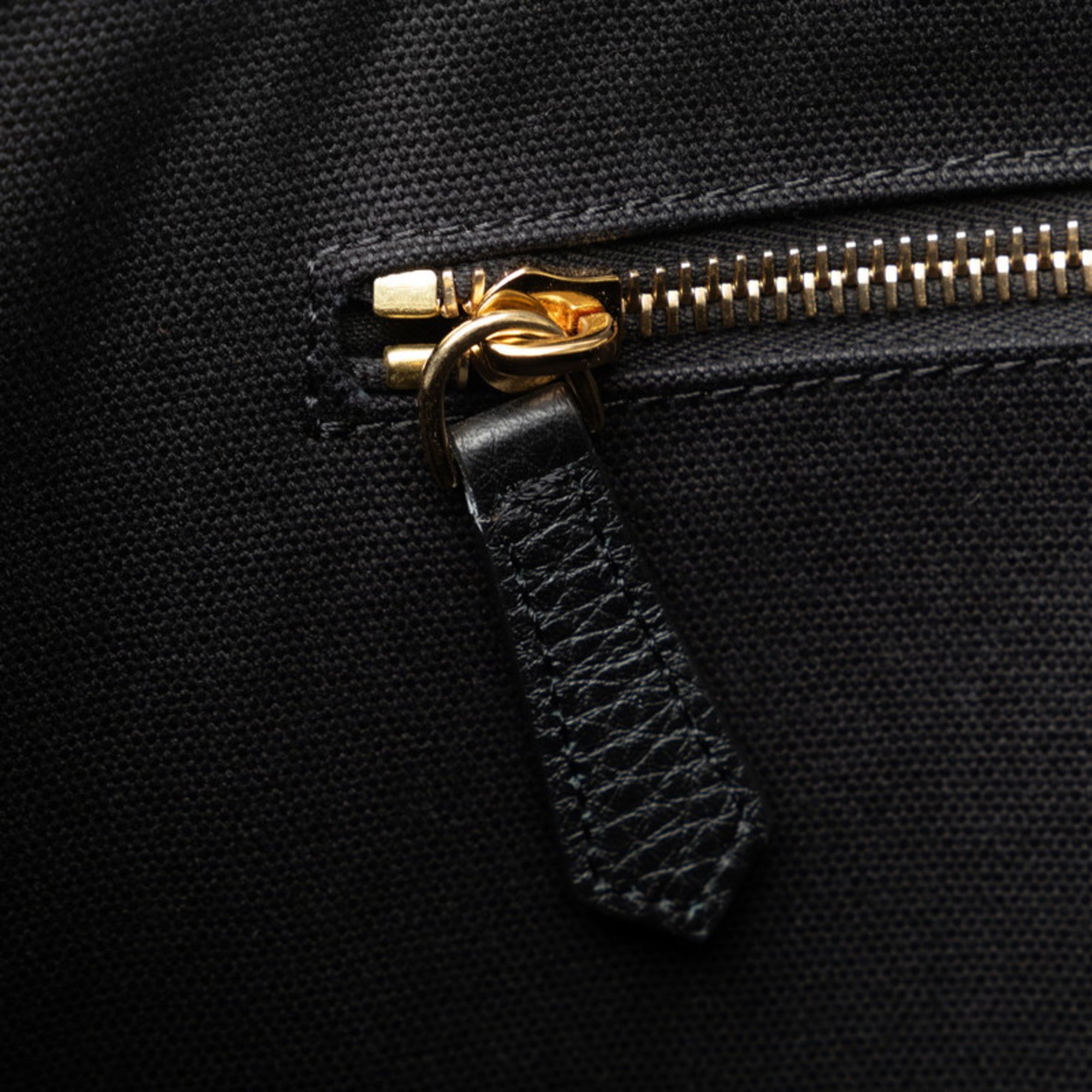 Fendi Black Canvas Shoulder Bag Tote Bag