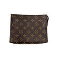 Louis Vuitton Brown Monogram Canvas Pochette Pouch Wash Bag