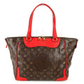 Louis Vuitton Brown Red Color Monogram Shoulder Bag