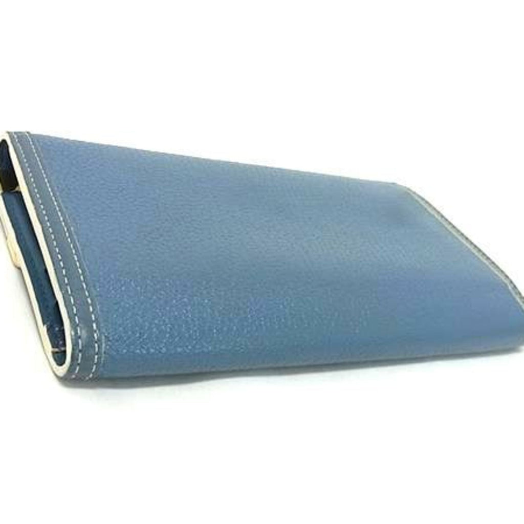 Louis Vuitton Suhali Blue Suhali Leather Coin Purse/Coin Case