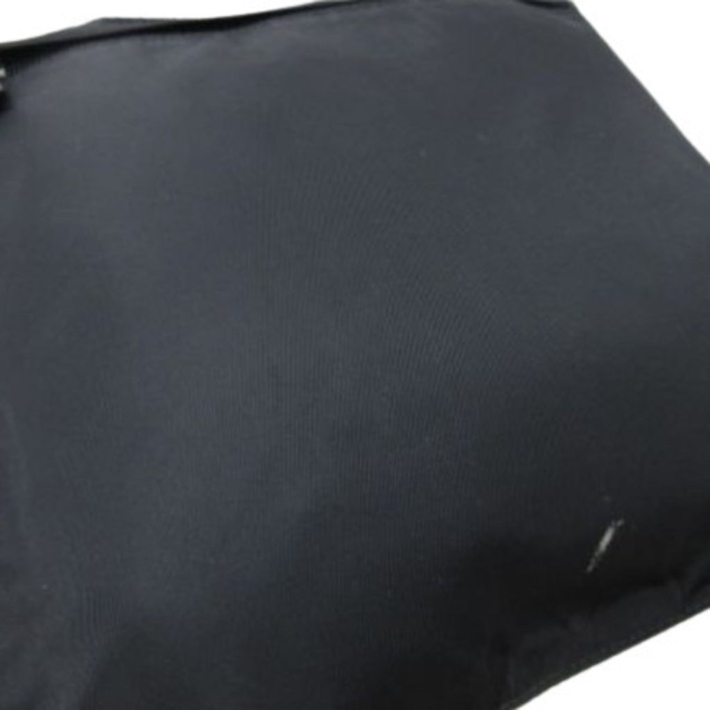 Prada Black Nylon Leather Shoulder Bag