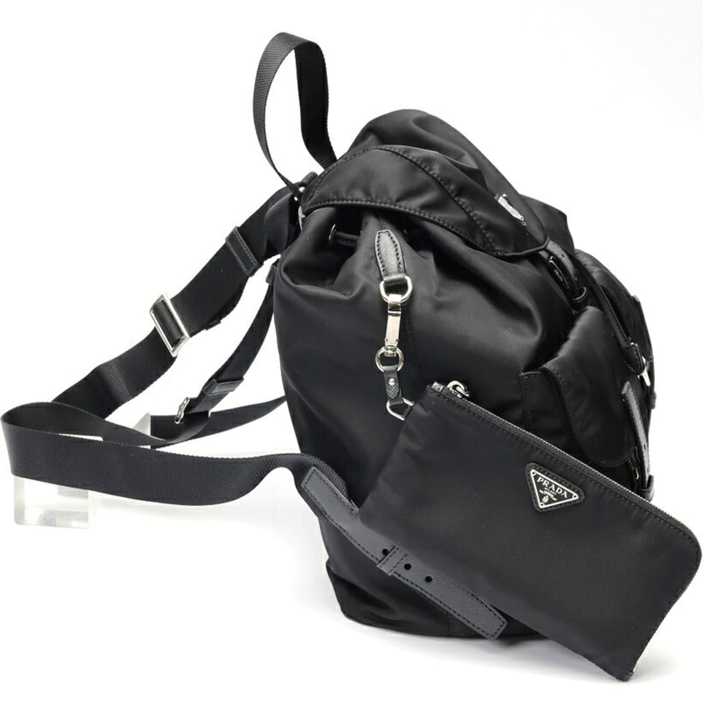 Prada Black Fabric Backpack