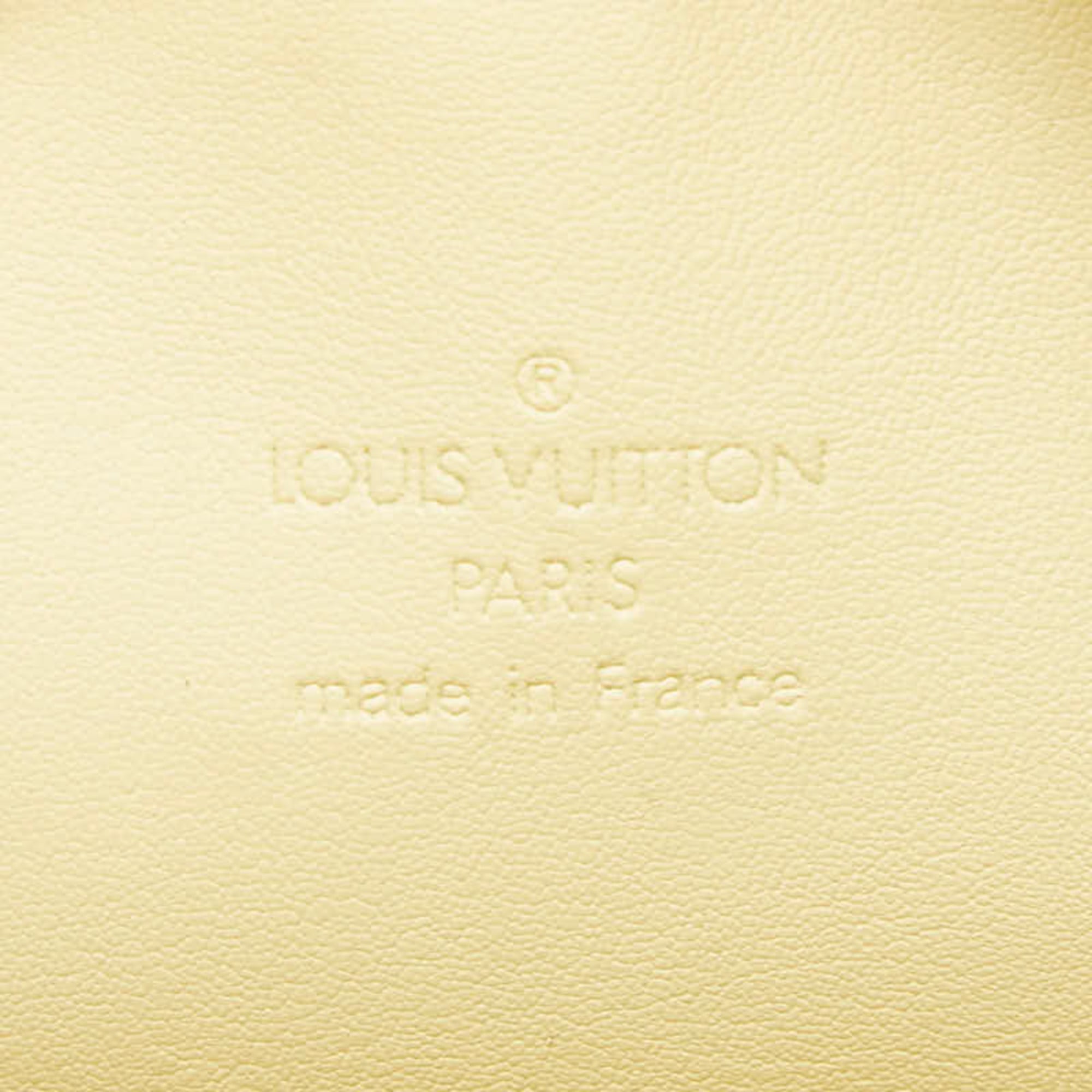 Louis Vuitton Yellow Patent Leather Shoulder Bag