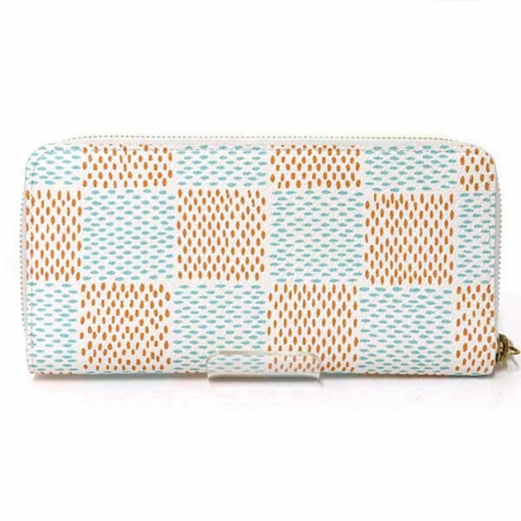 Louis Vuitton Damier Multi-Color White Long Wallet