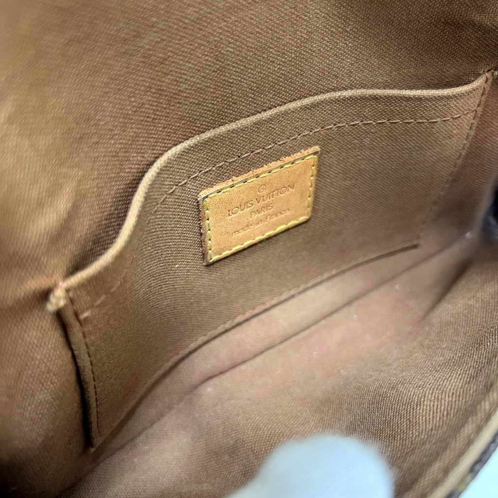 Louis Vuitton Brown Monogram Monogram Pochette Pouch Sling Bag