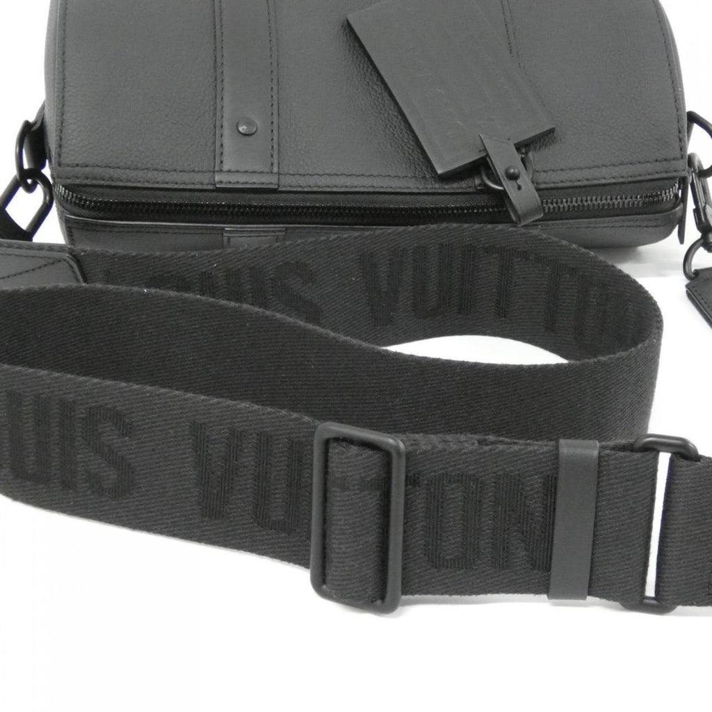 Louis Vuitton Black Leather Shoulder Bag