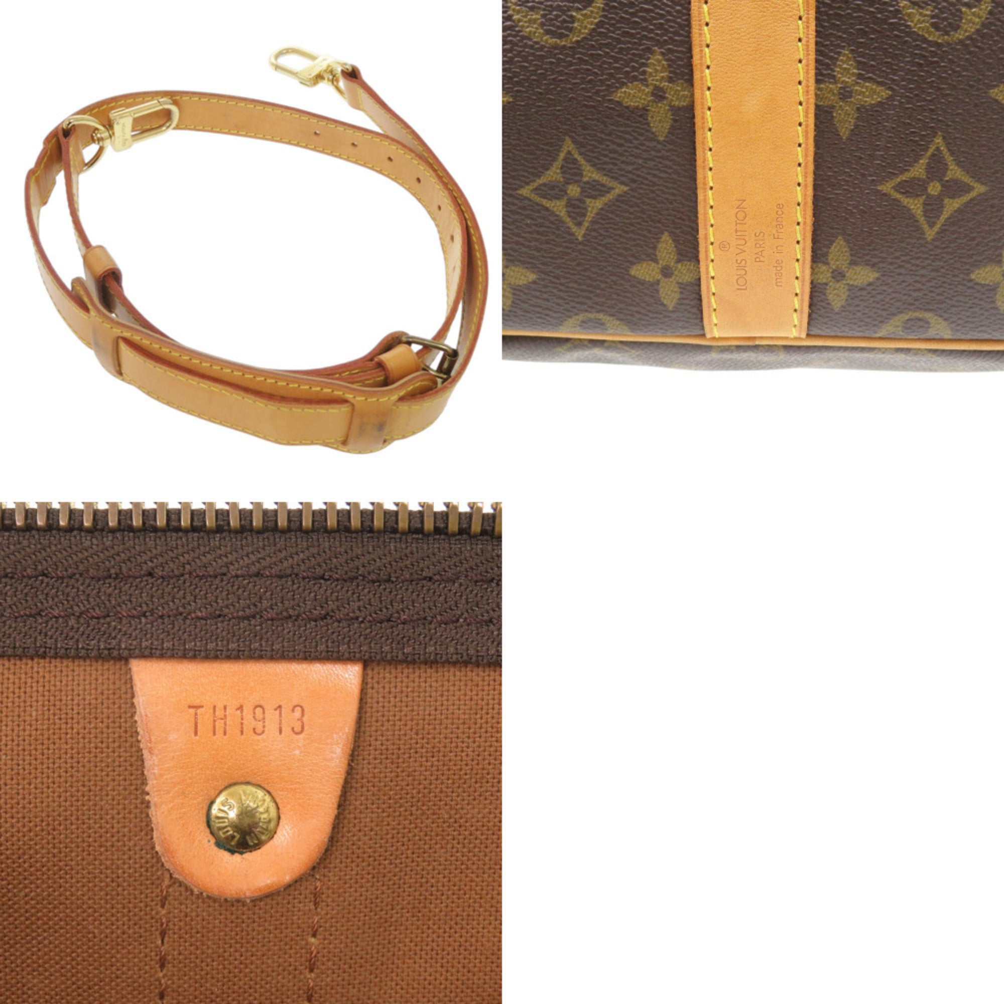 Louis Vuitton Brown Monogram Monogram Boston Bag