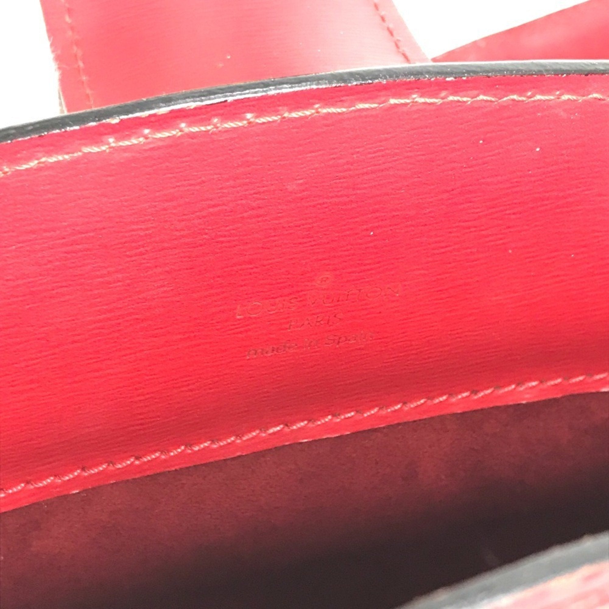 Louis Vuitton Castilian Red Red Color Epi Leather Shoulder Bag
