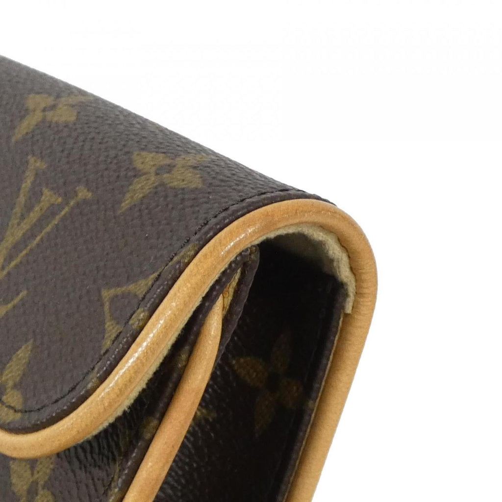 Louis Vuitton Brown Coated Canvas Fanny Pack Pochette