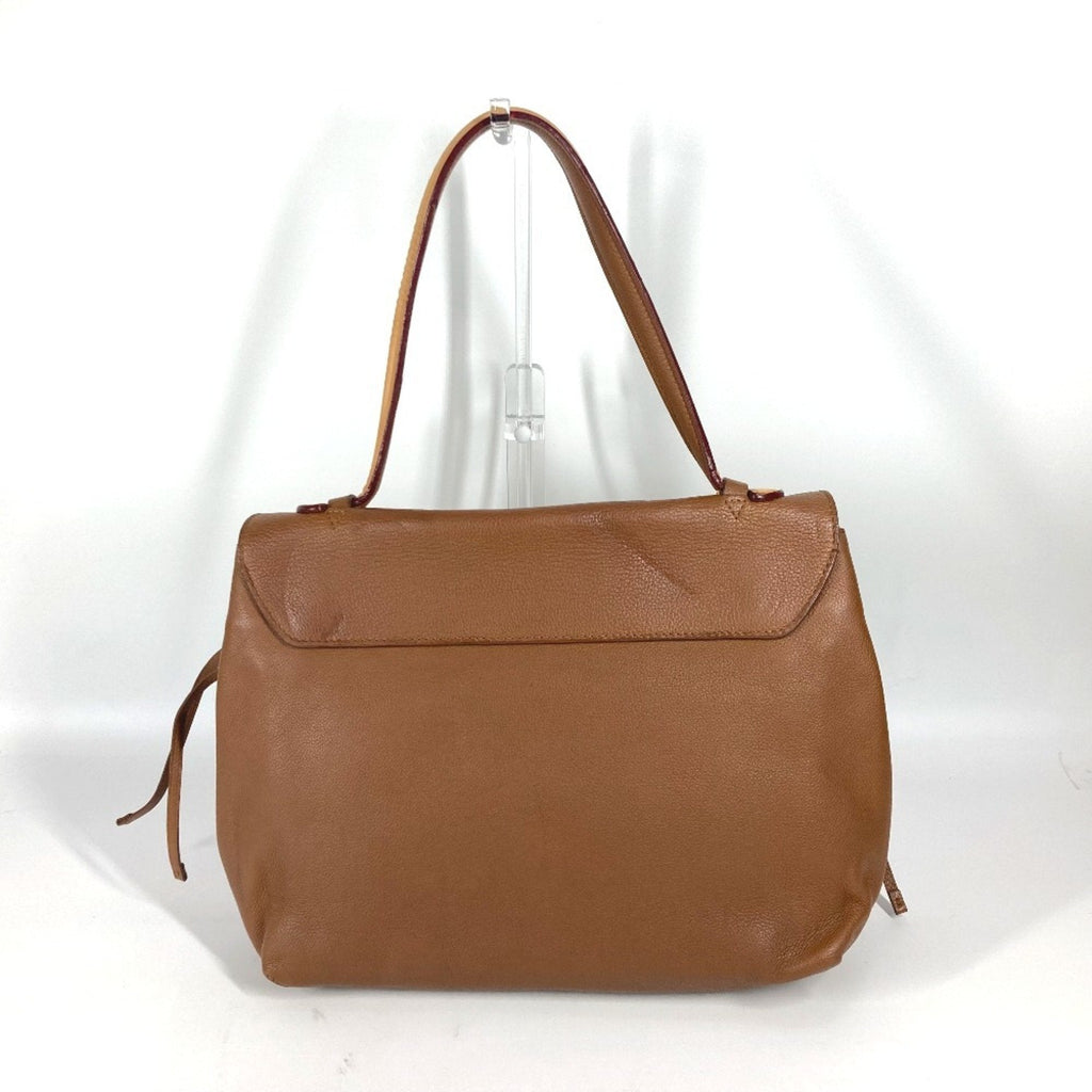 Louis Vuitton Brown Leather Shoulder Bag Tote Bag