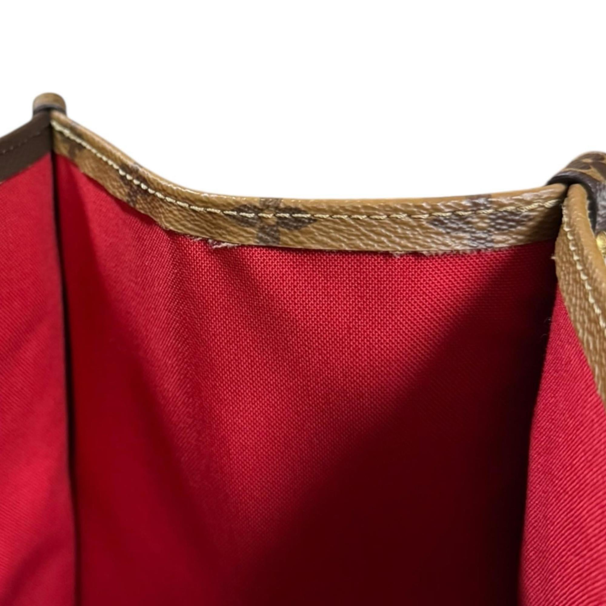 Louis Vuitton Monogram Brown Monogram Monogram Reverse Monogram Monogram Reverse Shoulder Bag