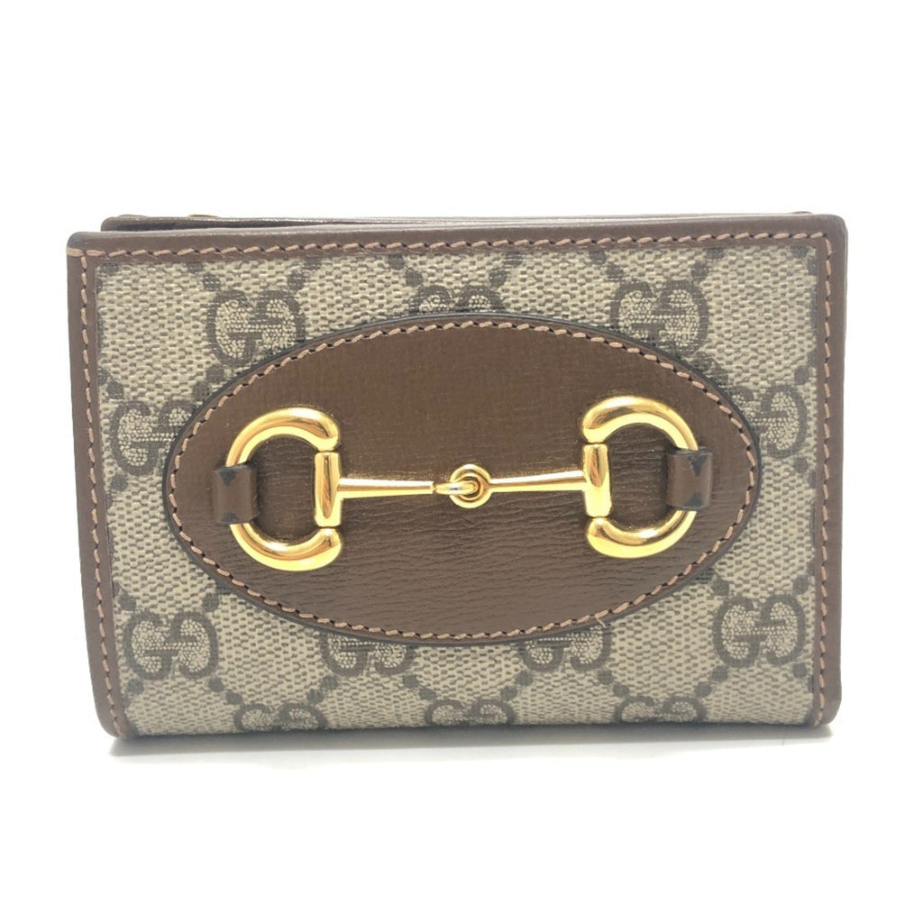 Gucci Gg Supreme Brown Gg Supreme Wallet (Bi-Fold) (Pre-Owned)