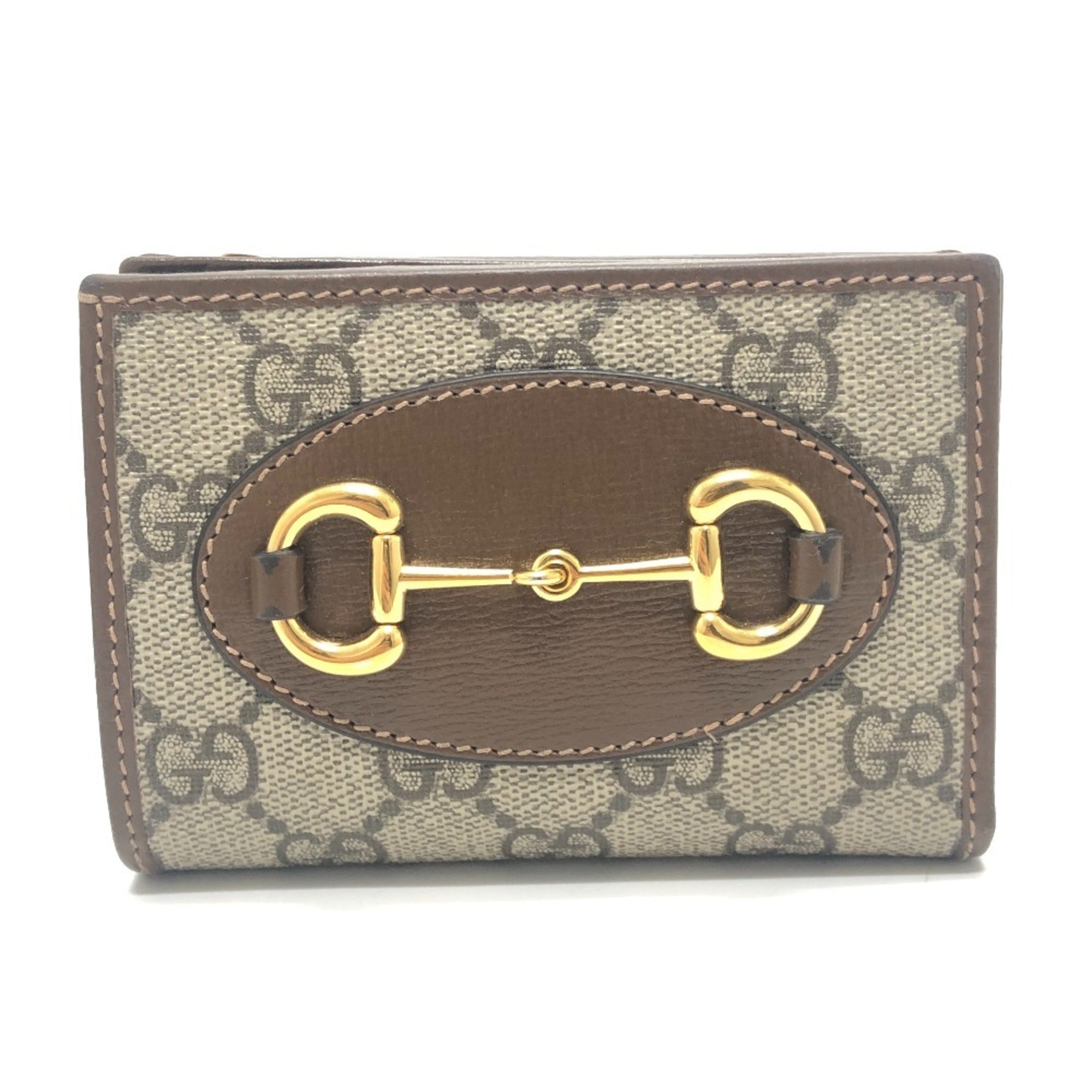 Gucci Gg Supreme Brown Gg Supreme Wallet (Bi-Fold) (Pre-Owned)