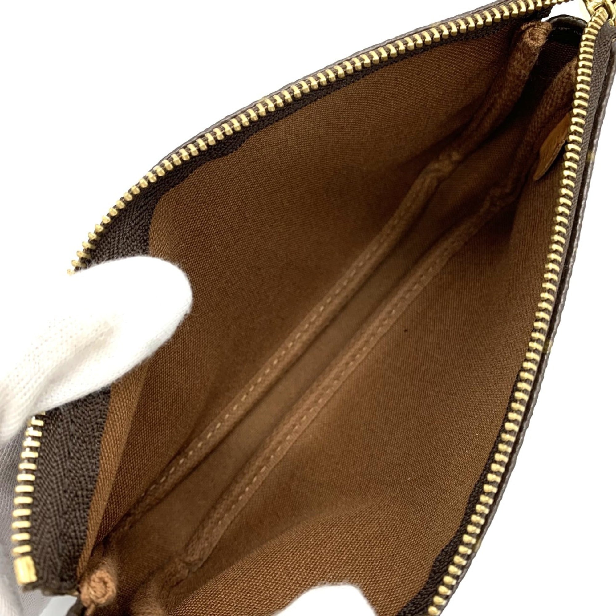 Louis Vuitton Monogram Brown Monogram Pochette Pouch