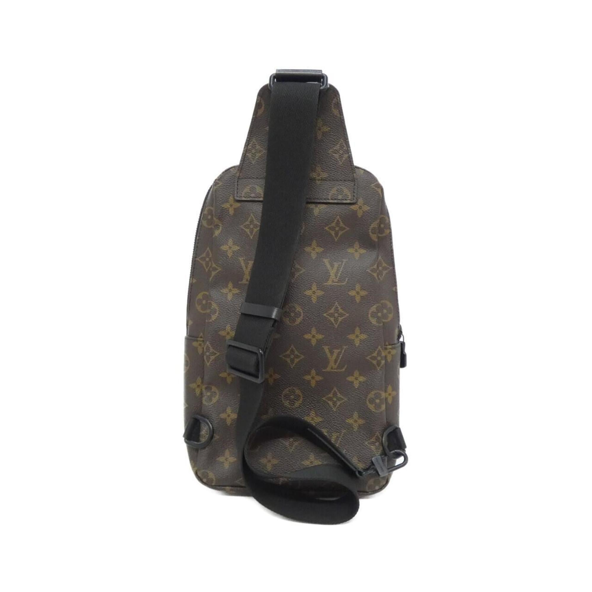Louis Vuitton Brown Coated Canvas Shoulder Bag
