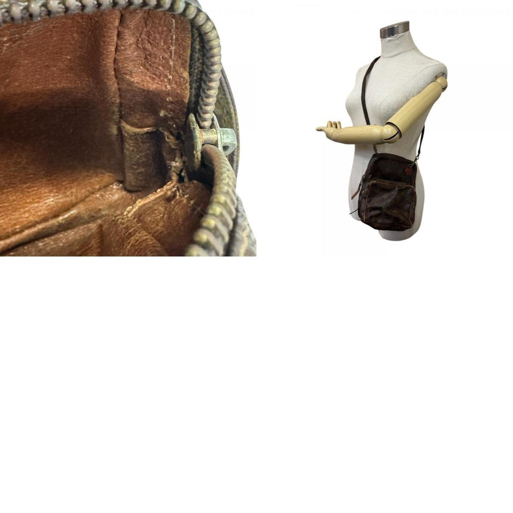 Louis Vuitton Brown Monogram Leather Shoulder Bag