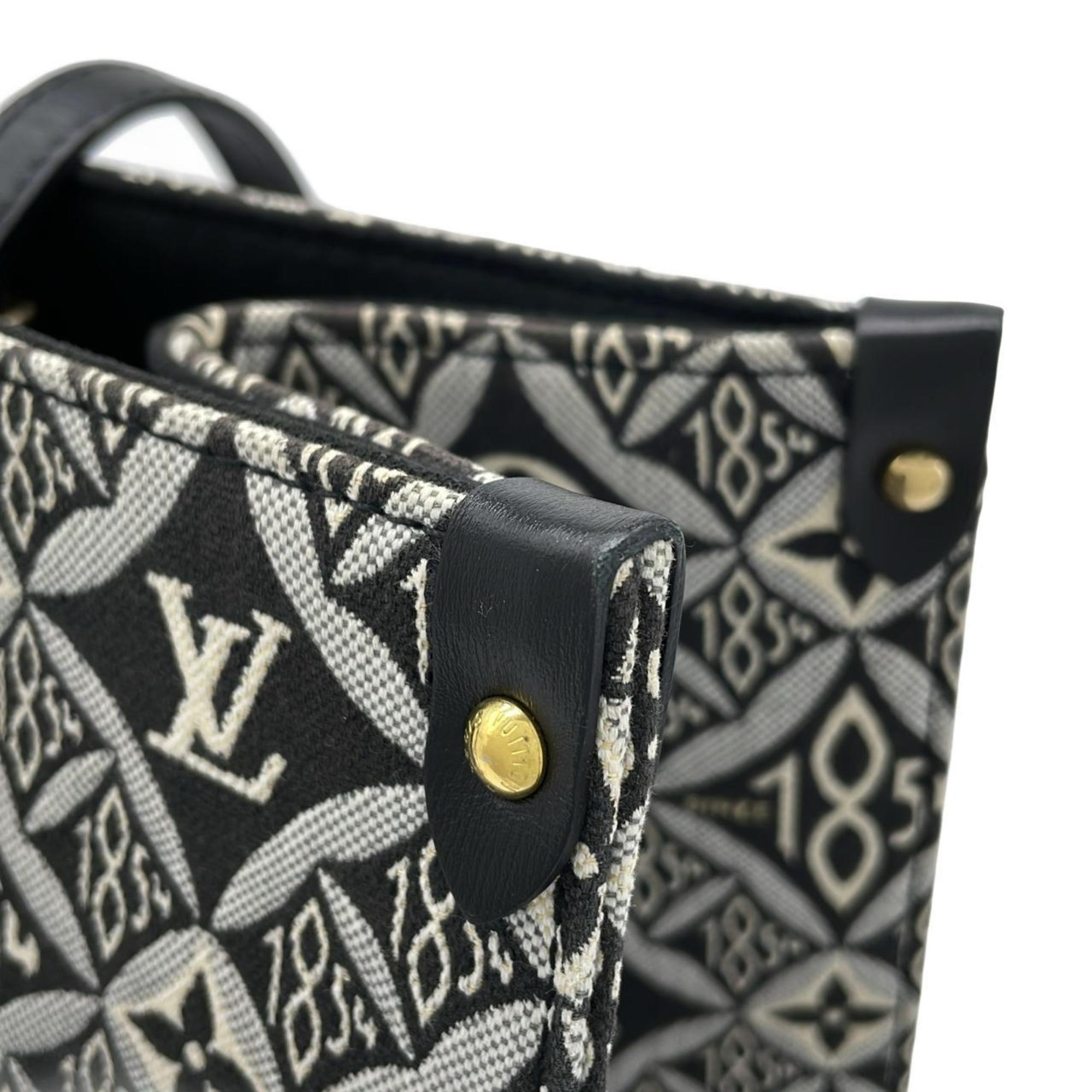 Louis Vuitton Gris Jacquard Handbag