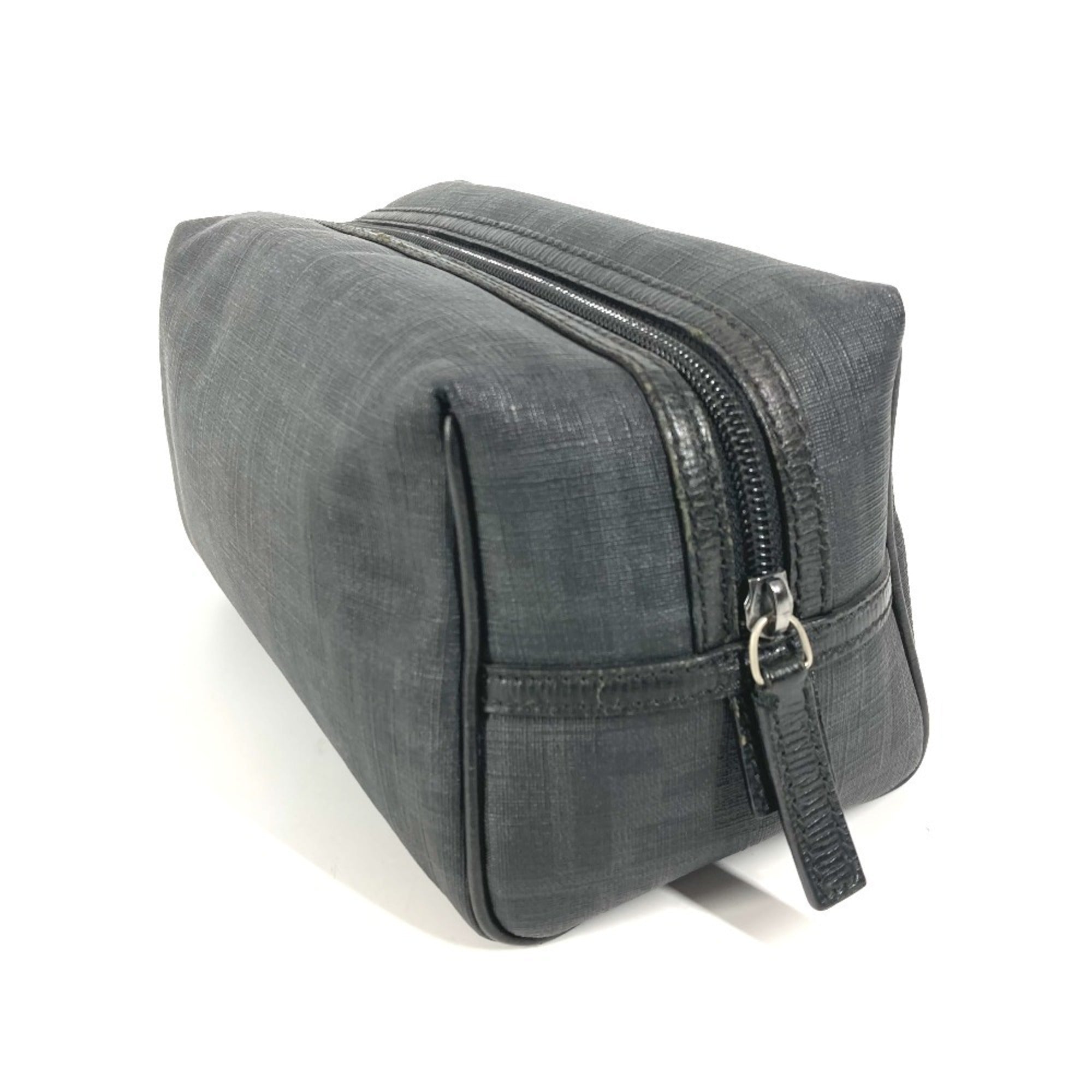 Fendi Zucca Black Pvc Pouch