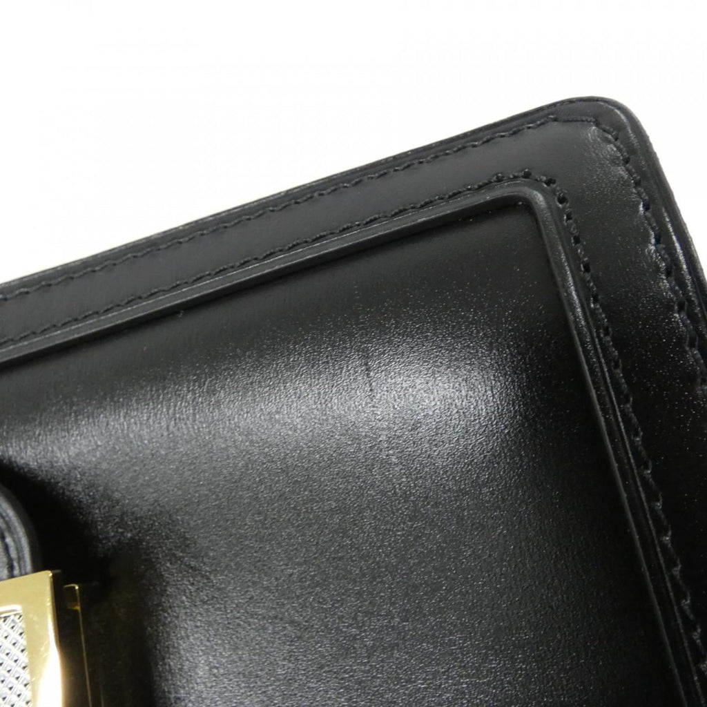 Louis Vuitton Black Leather Shoulder Bag