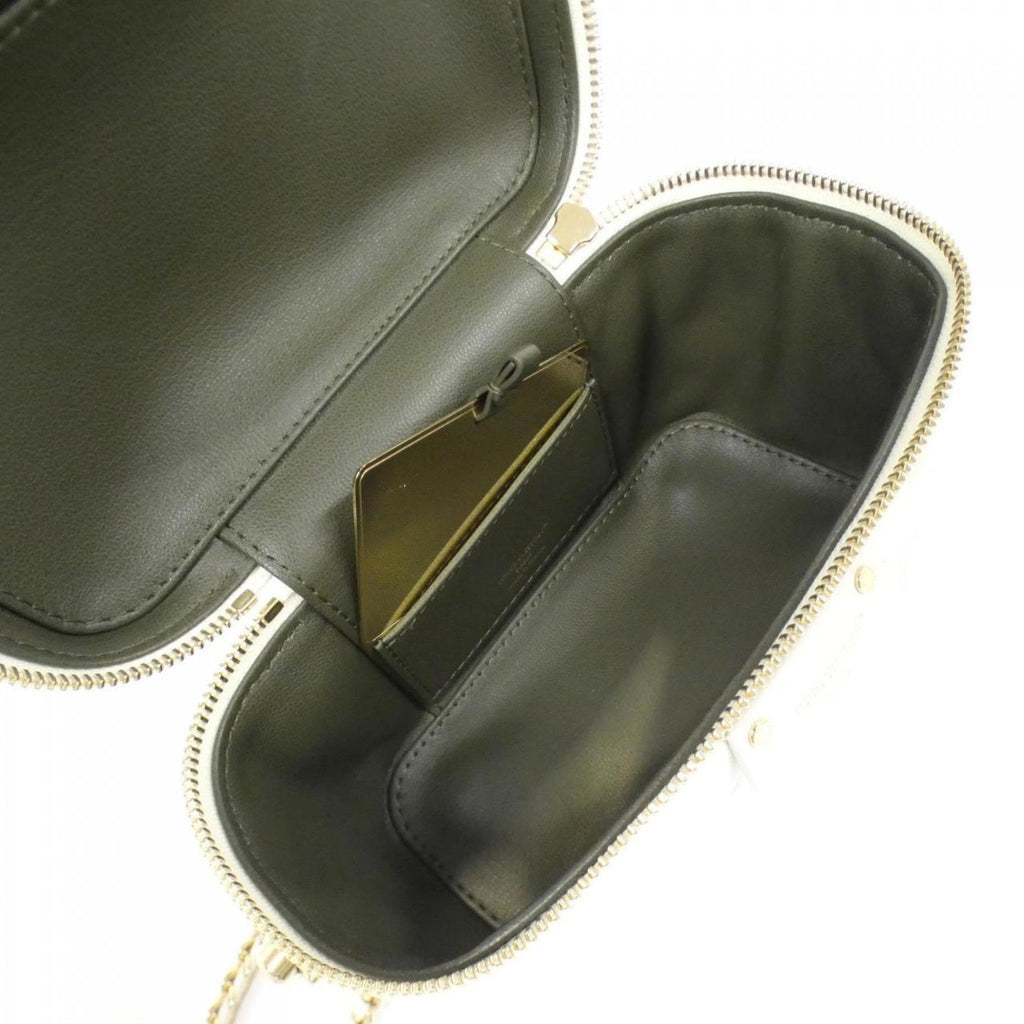 Louis Vuitton Ivory Leather Shoulder Bag Vanity Bag