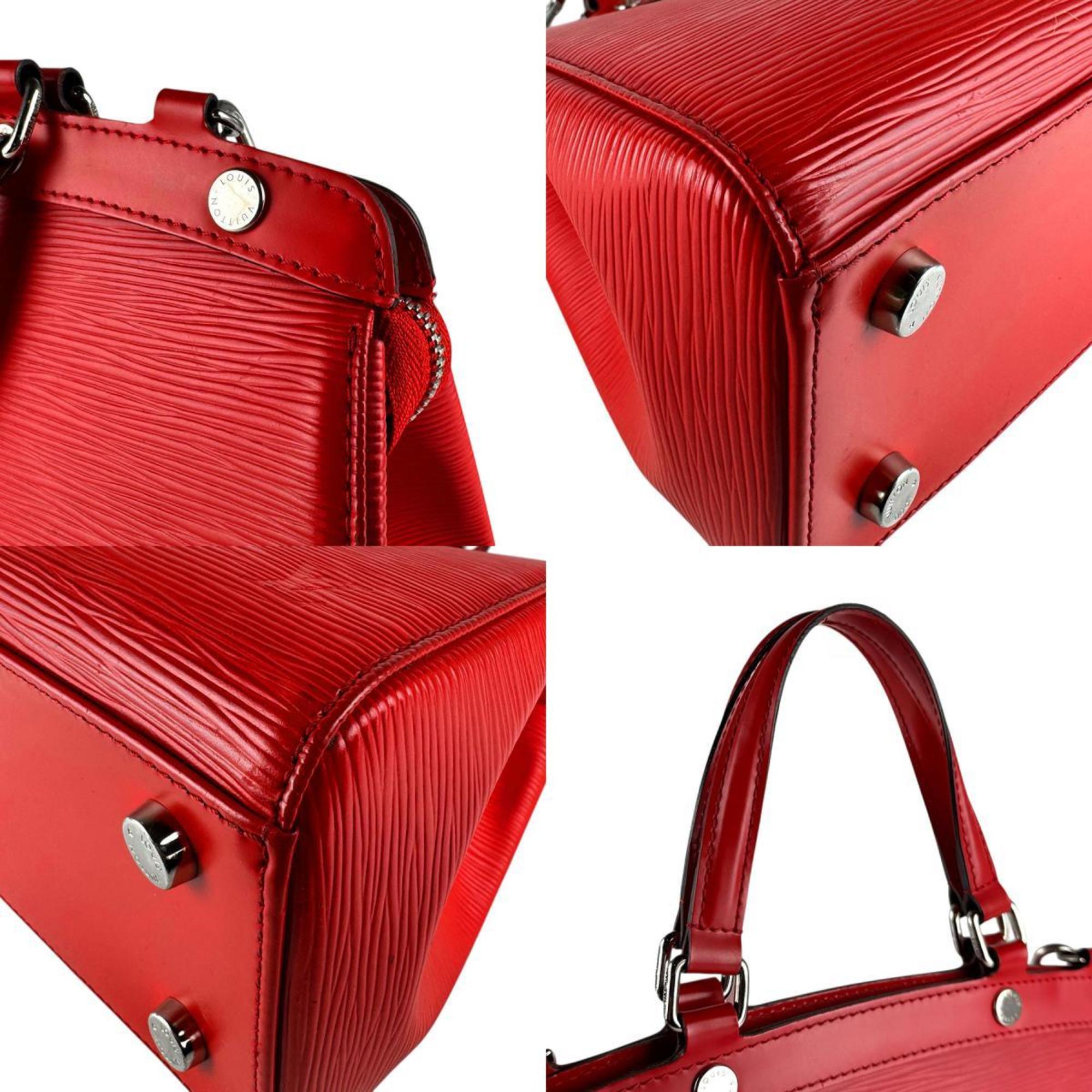 Louis Vuitton Red Color Epi Leather Handbag Shoulder Bag