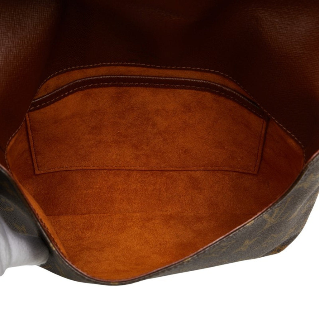 Louis Vuitton Brown Pvc Leather Shoulder Bag