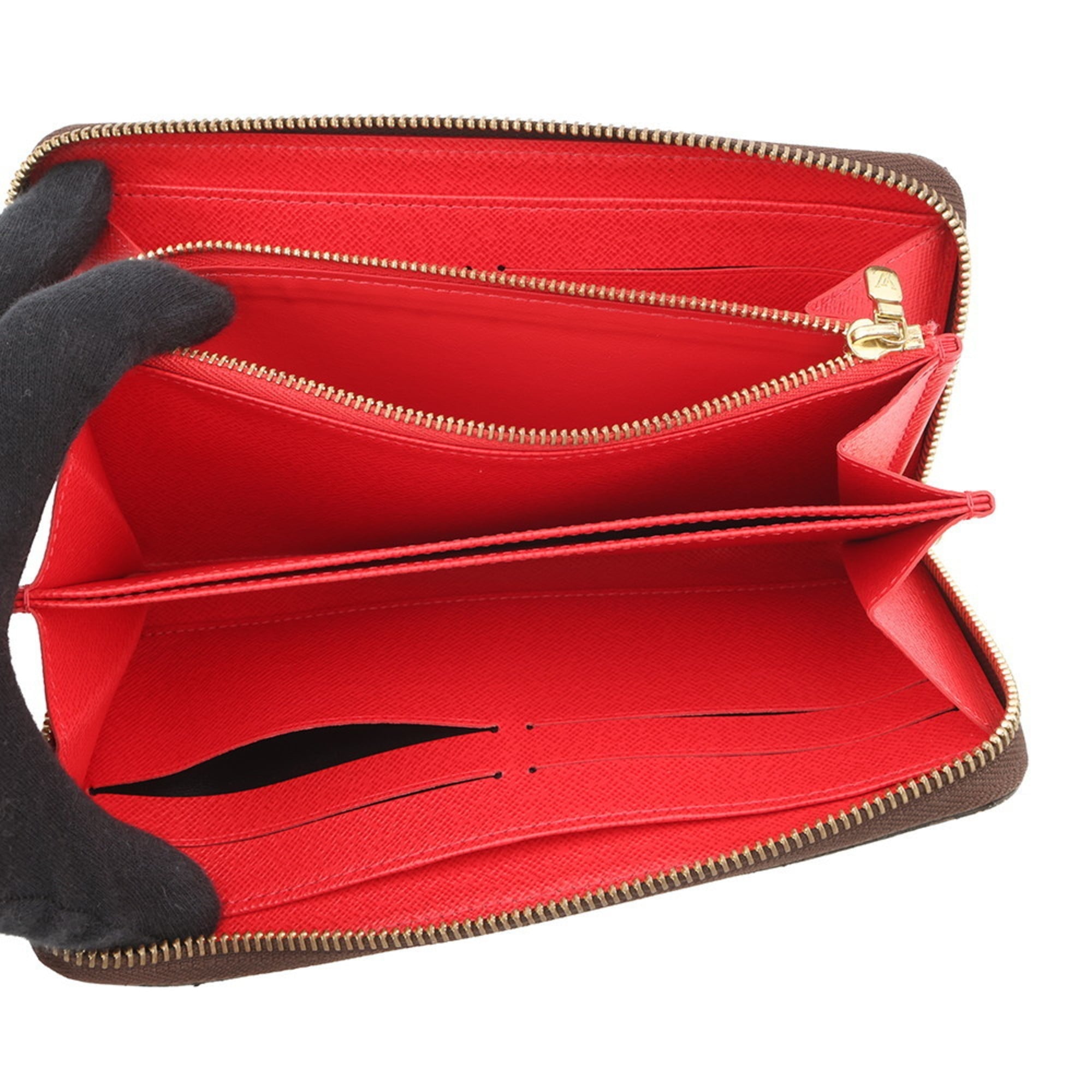Louis Vuitton Monogram Red Color Monogram Long Wallet