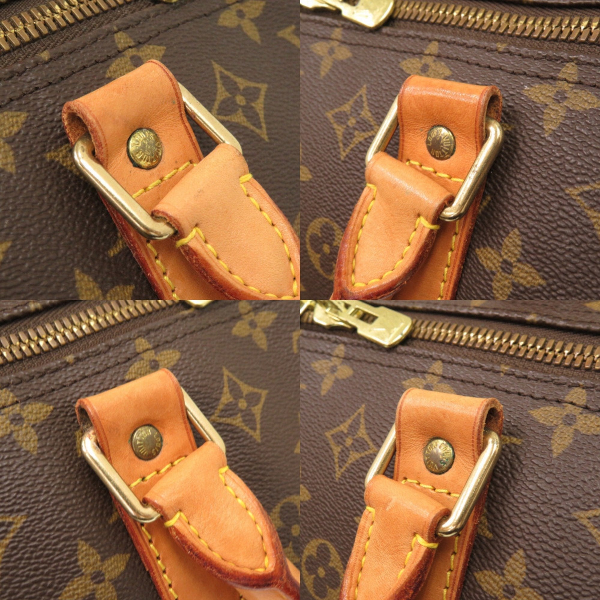 Louis Vuitton Brown Monogram Canvas Boston Bag