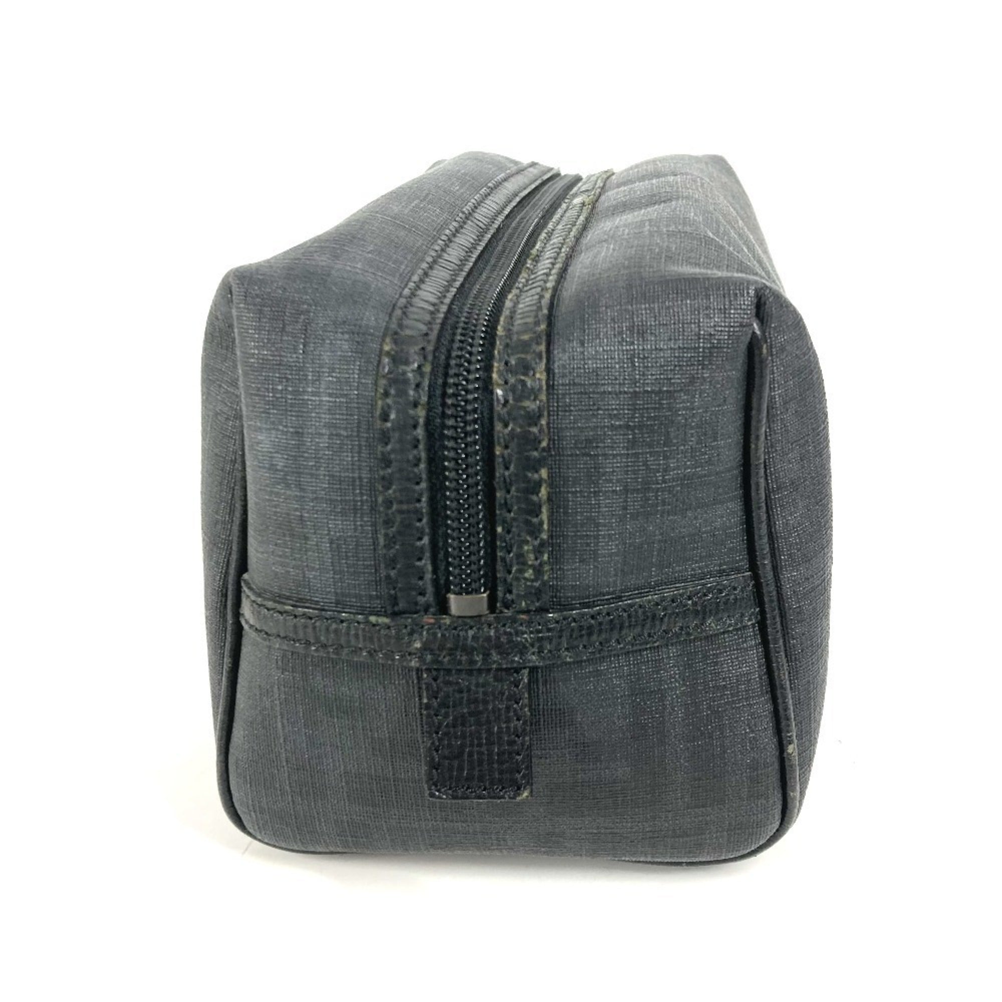 Fendi Zucca Black Pvc Pouch