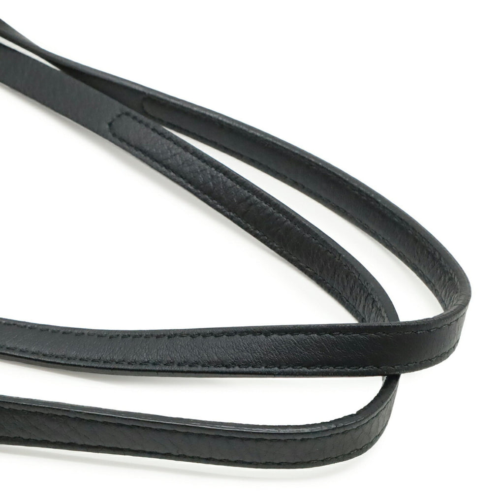 Balenciaga Black Leather Shoulder Bag Tote