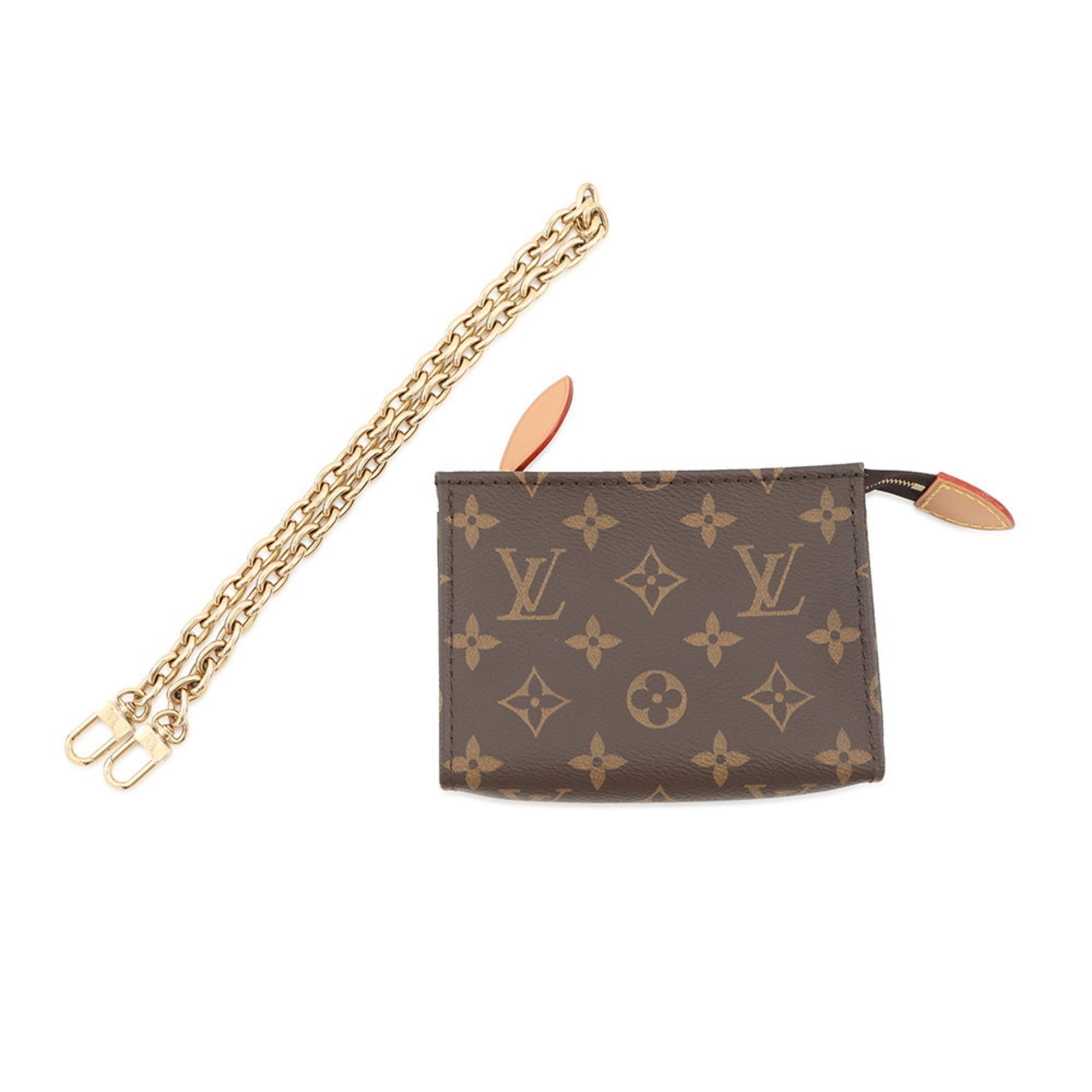 Louis Vuitton Brown Monogram Monogram Clutch Bag Pouch Shoulder Bag