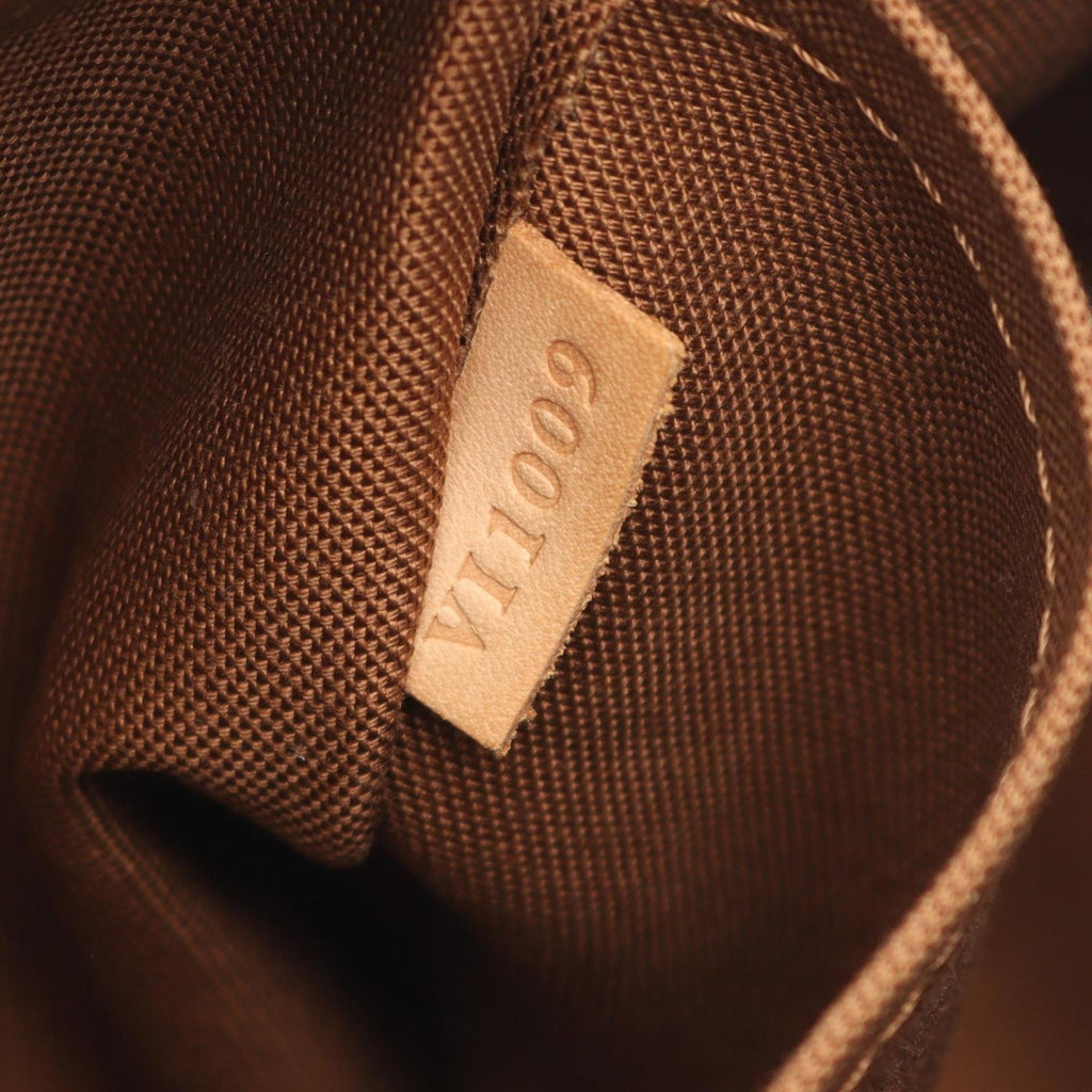 Louis Vuitton Brown Coated Canvas Pvc Leather Monogram Handbag