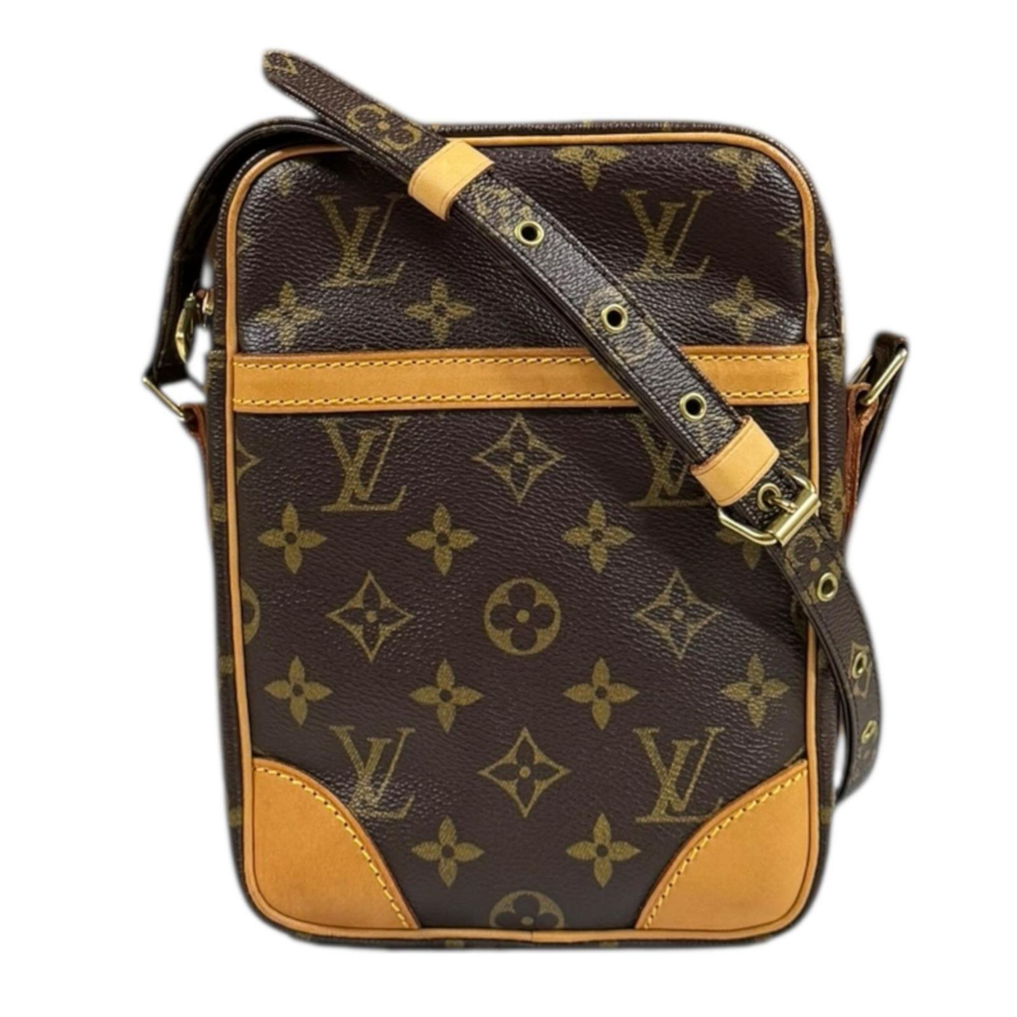 Louis Vuitton Brown Monogram Canvas Shoulder Bag