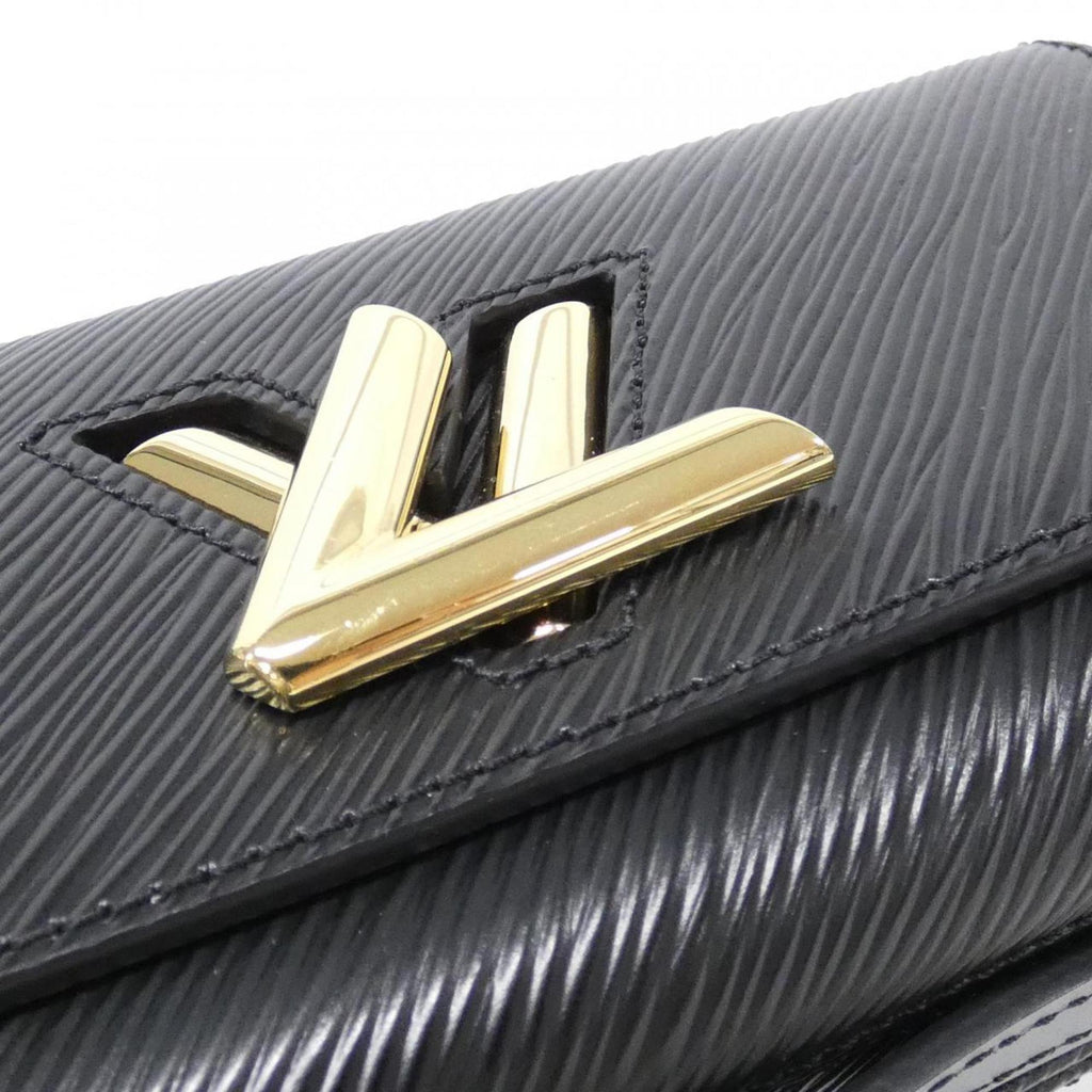 Louis Vuitton Black Leather Handbag Pochette