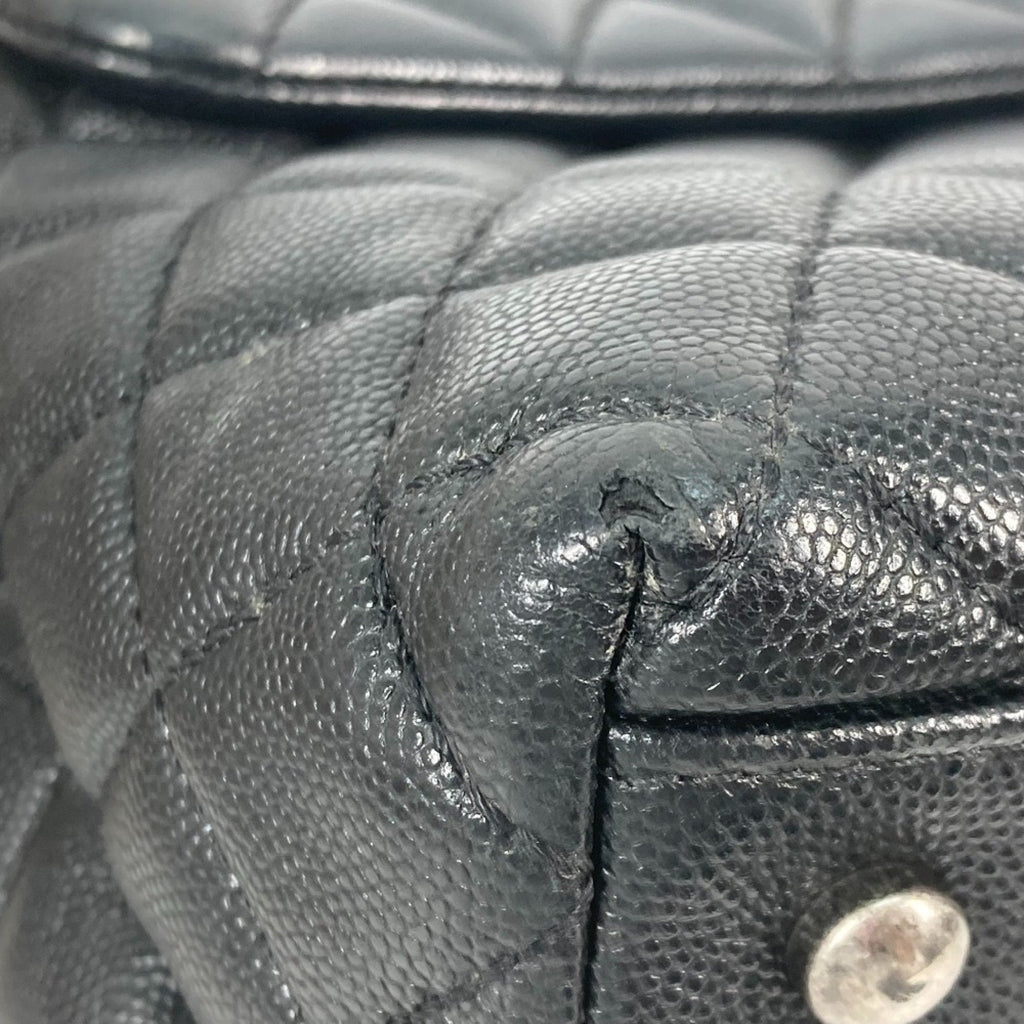 Chanel Black Leather Handbag