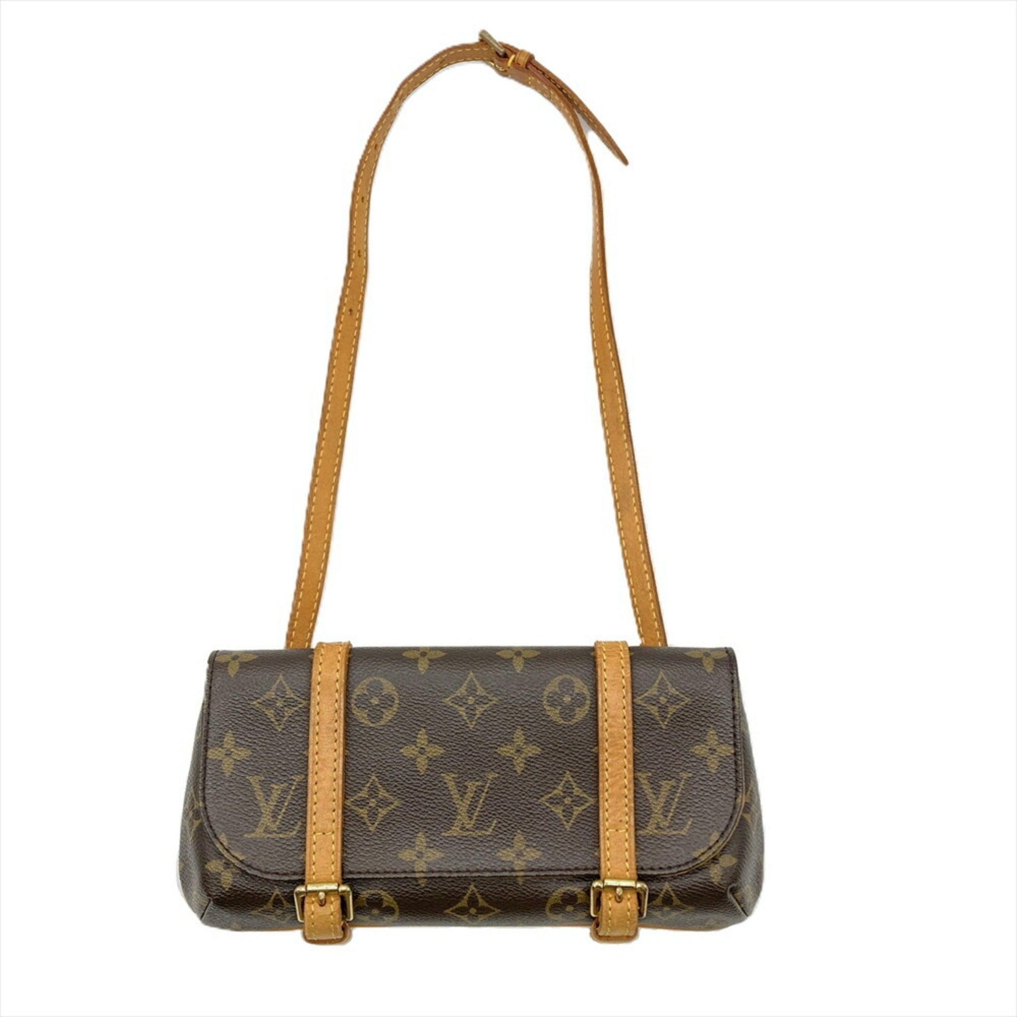 Louis Vuitton Monogram Brown Monogram Pochette Shoulder Bag